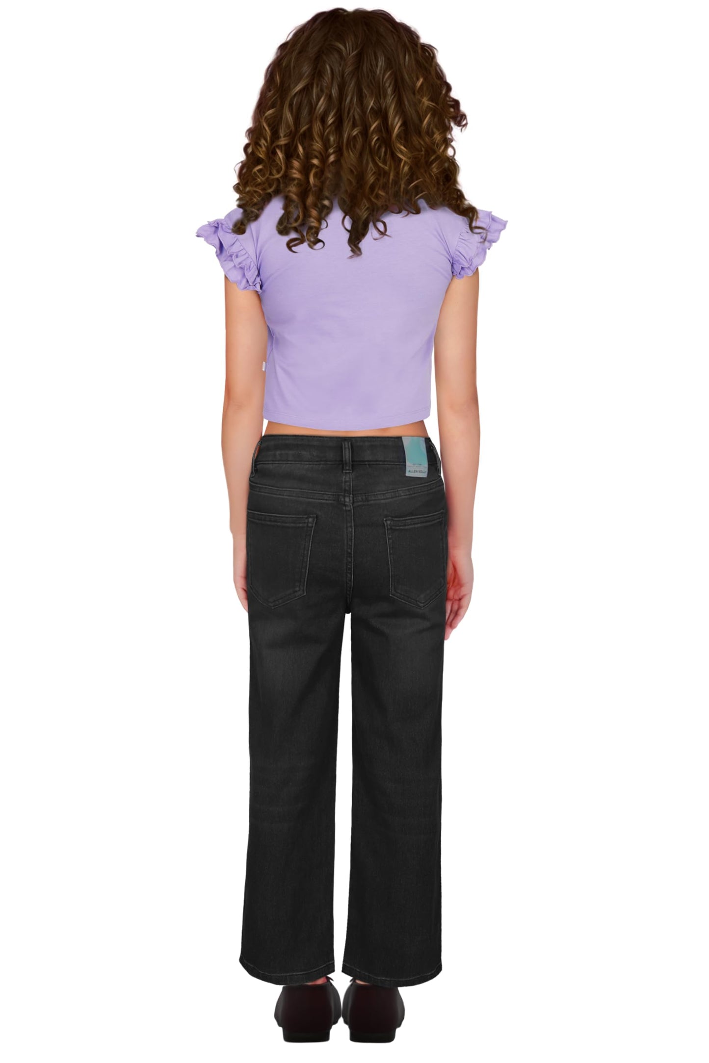 Allen Solly Girl's Regular Fit T-Shirt (AGKCERGFC43479_Purple