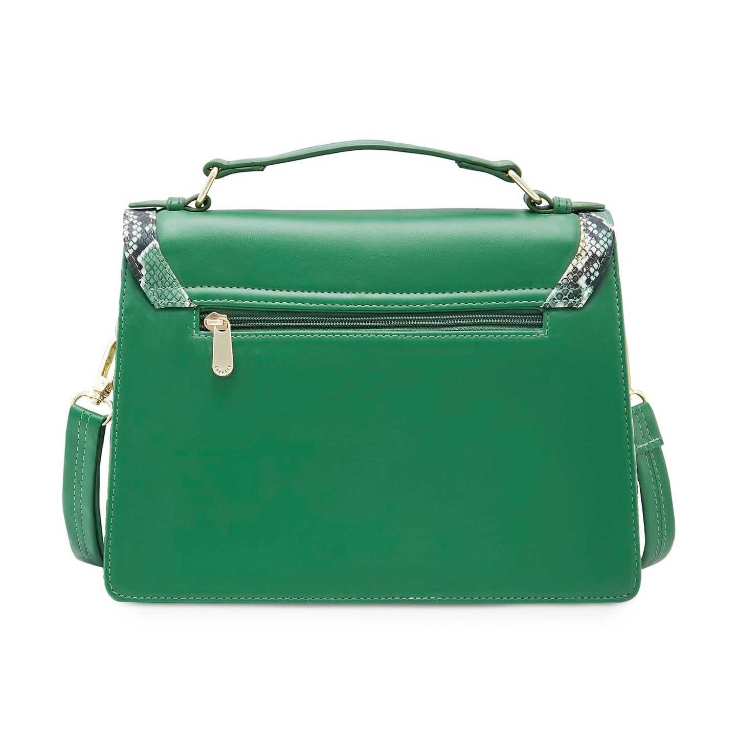 Caprese Oriana Sling Bag for Women (Medium, Dark Green)