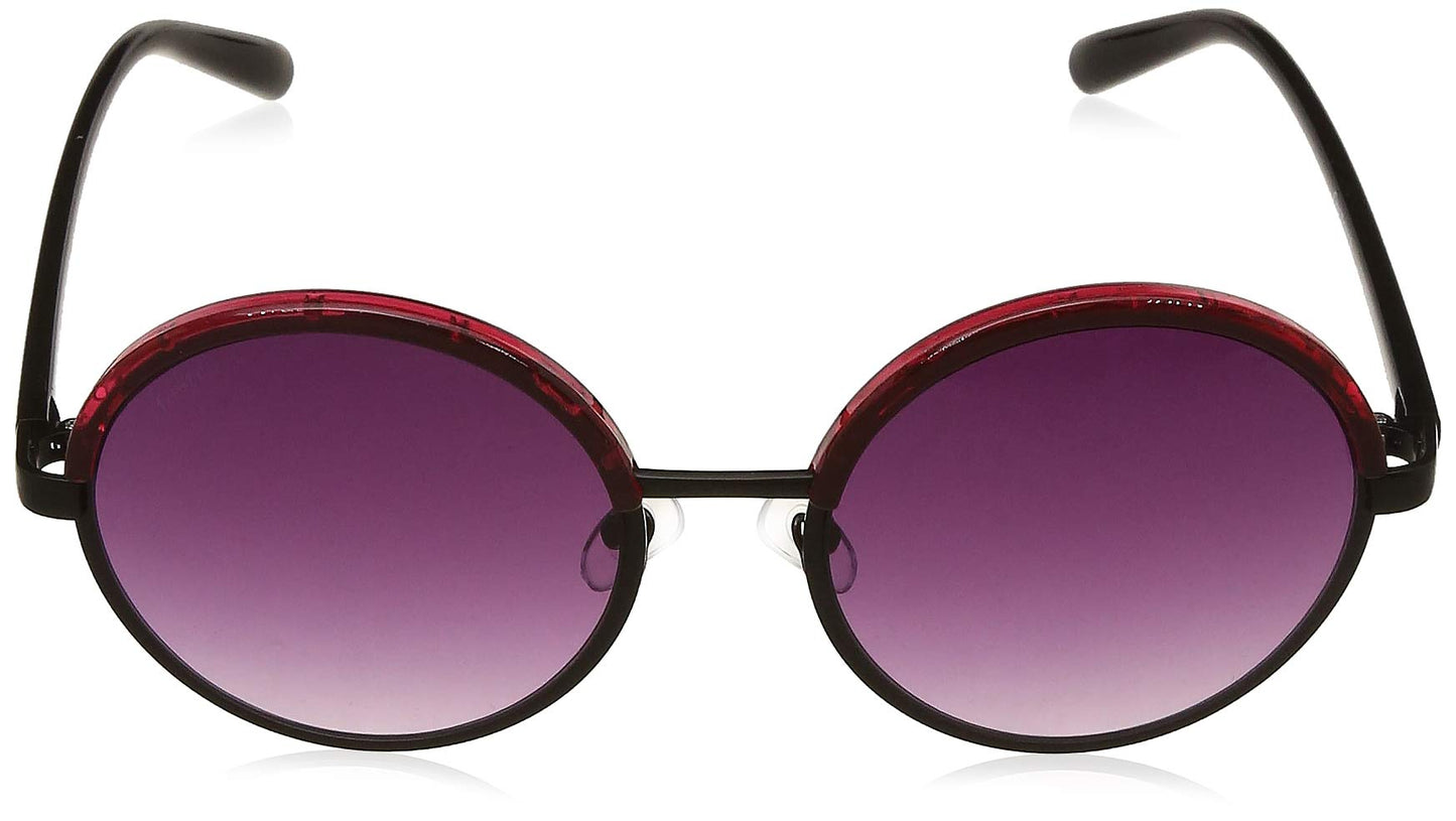 Fastrack Purple Round 100% UV protected Sunglasses for Women