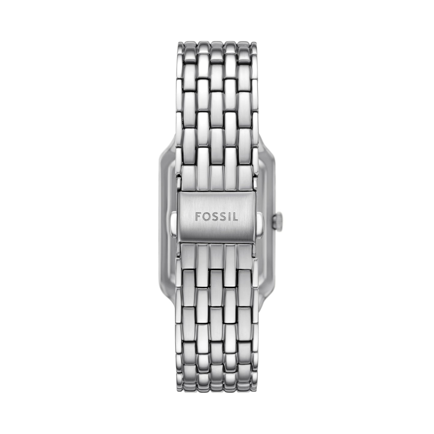 Fossil Womens Raquel Silver Quartz Stainless Steel White Dial Analog Watch ES5400