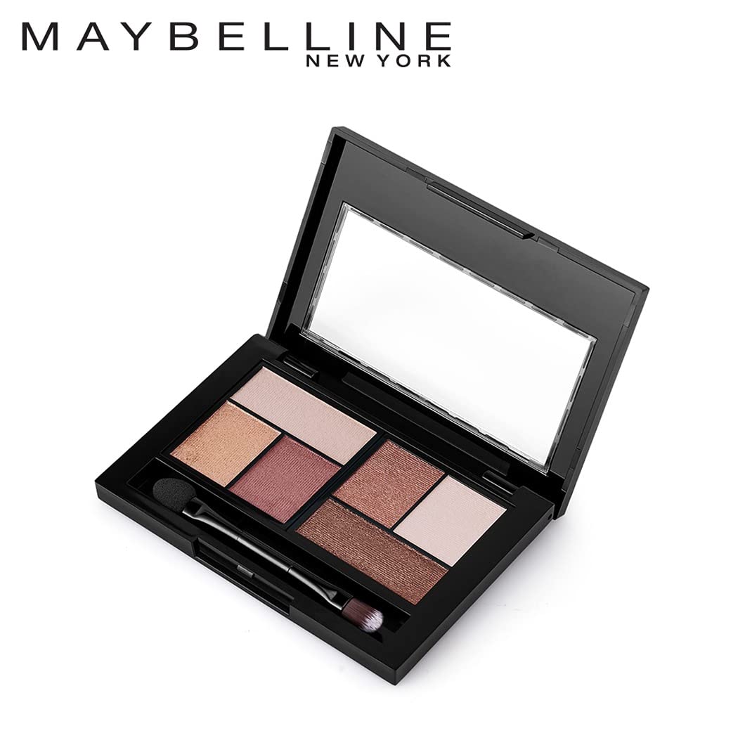 Maybelline New York Eyeshadow Palette, 6 Highly Blendable Shades, Sheer Finish, City Mini Palette, 5th Avenue Sunset, 6.4g