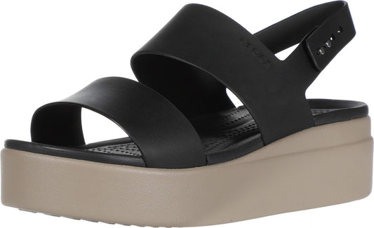 crocs Women's Black/Mushroom Fashion Sandals - 5 UK (37.5 EU) (7 US) (206453-07H)-W7