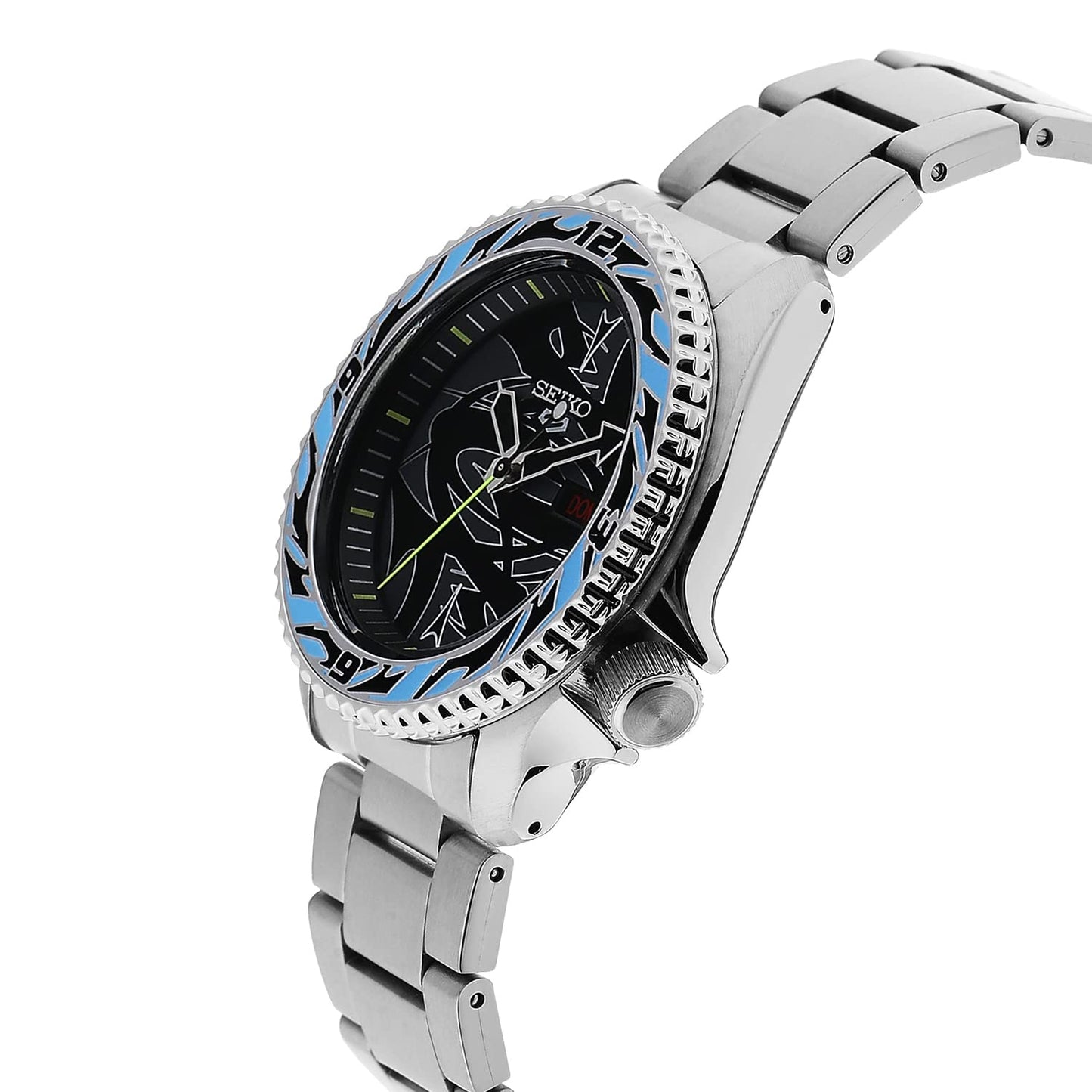 Seiko Stainless Steel Analog Black Dial Men Watch-Srpg65K1, Bandcolor-Silver