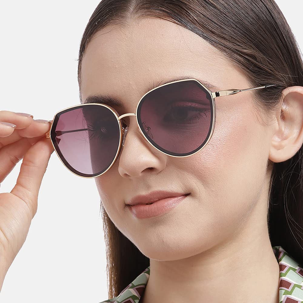 Carlton London Women Aviator Sunglasses With UV Protected Lens