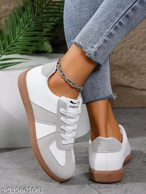 Layasa New Flat Women's Stylish Casual Sports Sneakers | Walking Snekers Shoes | Partywear Sneakers | Running Sneakers For Women's and Girl