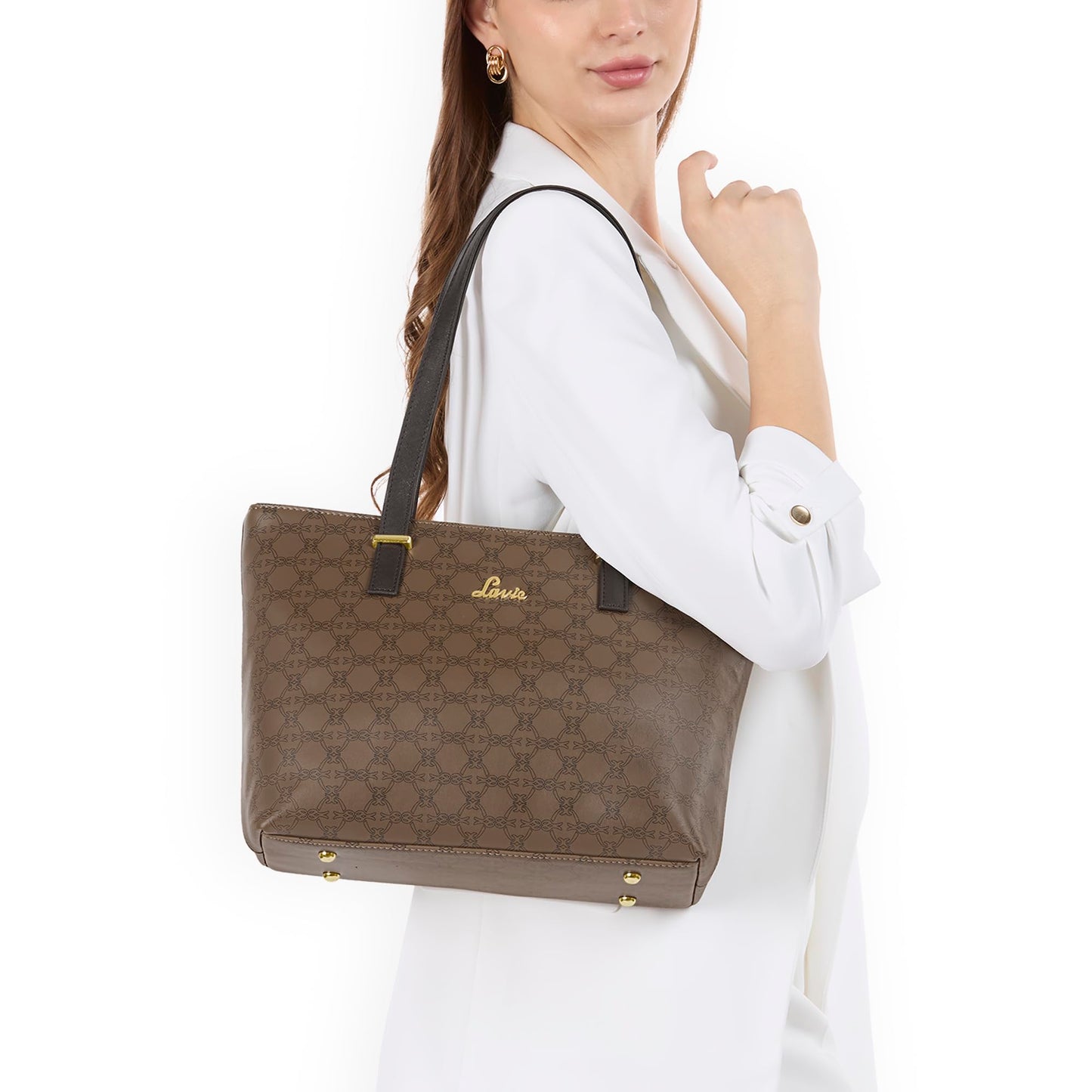 Lavie Women's Mabel Solid Tote Handbag for Women | Tote Bag For Work | Ladies purse | Stylish Shoulder Bag | Gift For Ladies