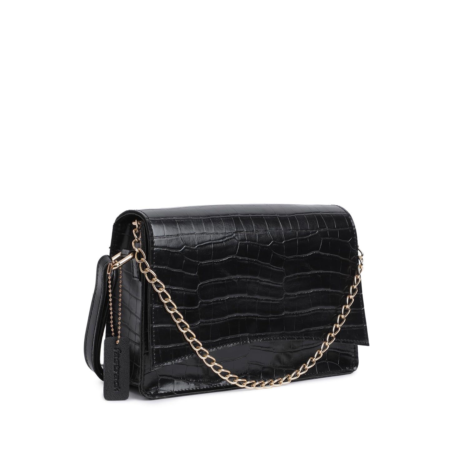 Fastrack Party Sling Bag for Women |Stylish and Structured Handbag for Girls, Ladies, Women | Textured Bag Made of faux Leather