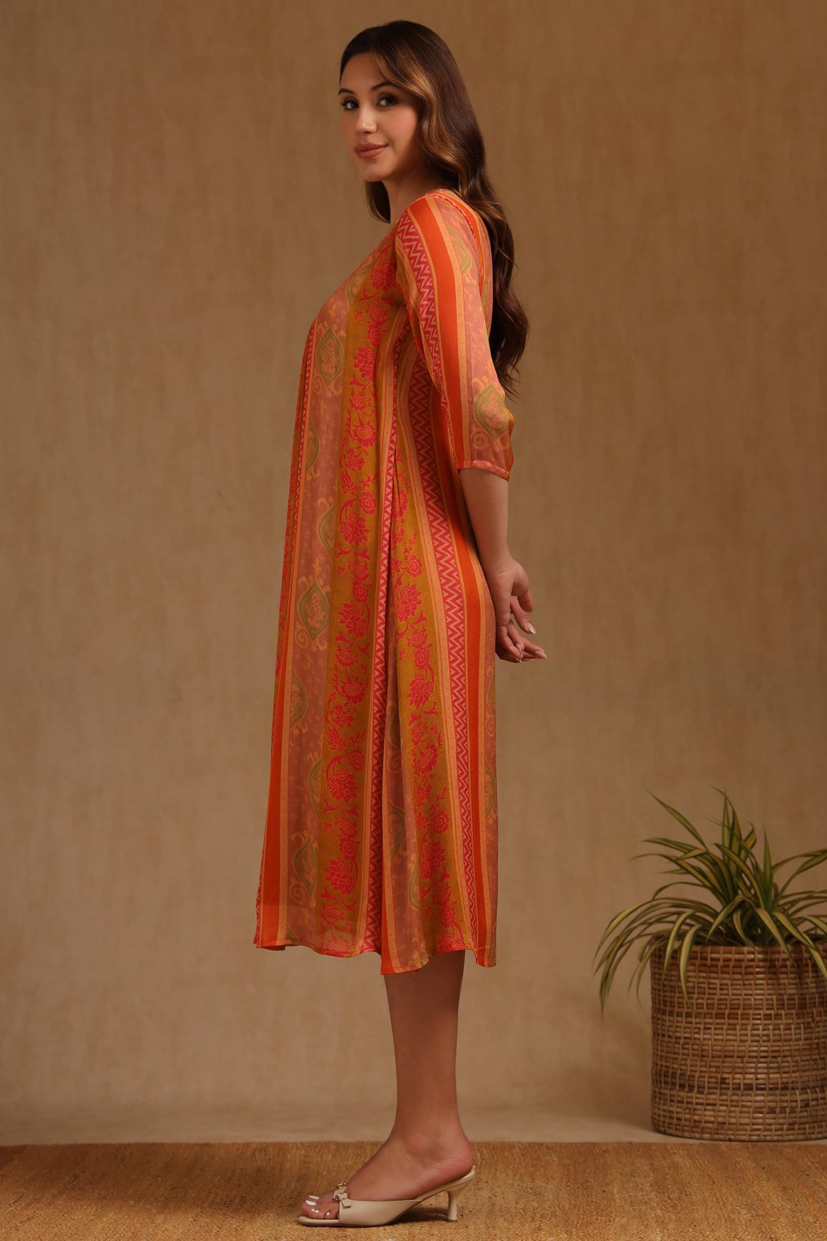 Soch Women's Chinon Maxi Dress