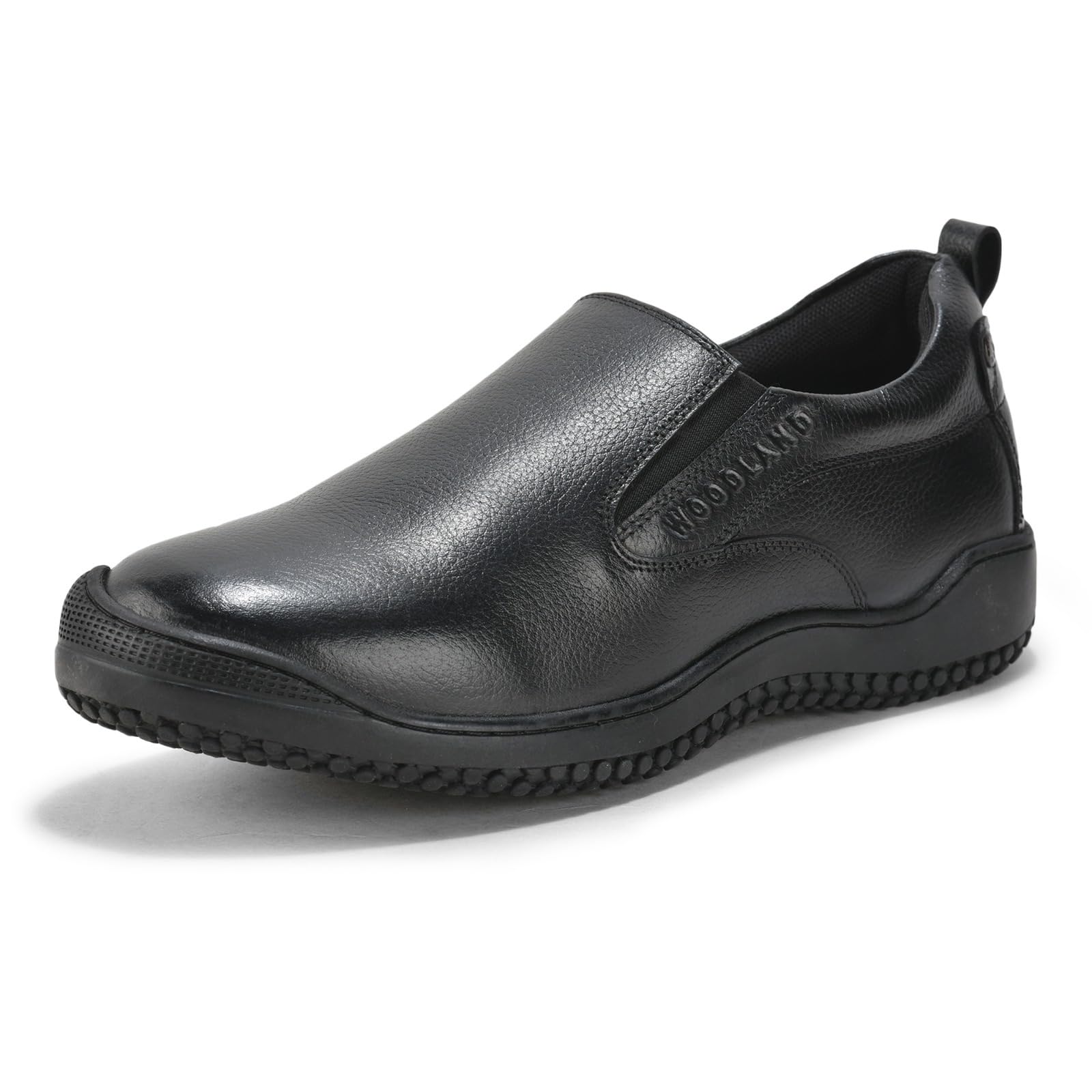 Woodland Men's Black Softy Formal Shoes-8 UK (42EURO) (OGW 6271024)