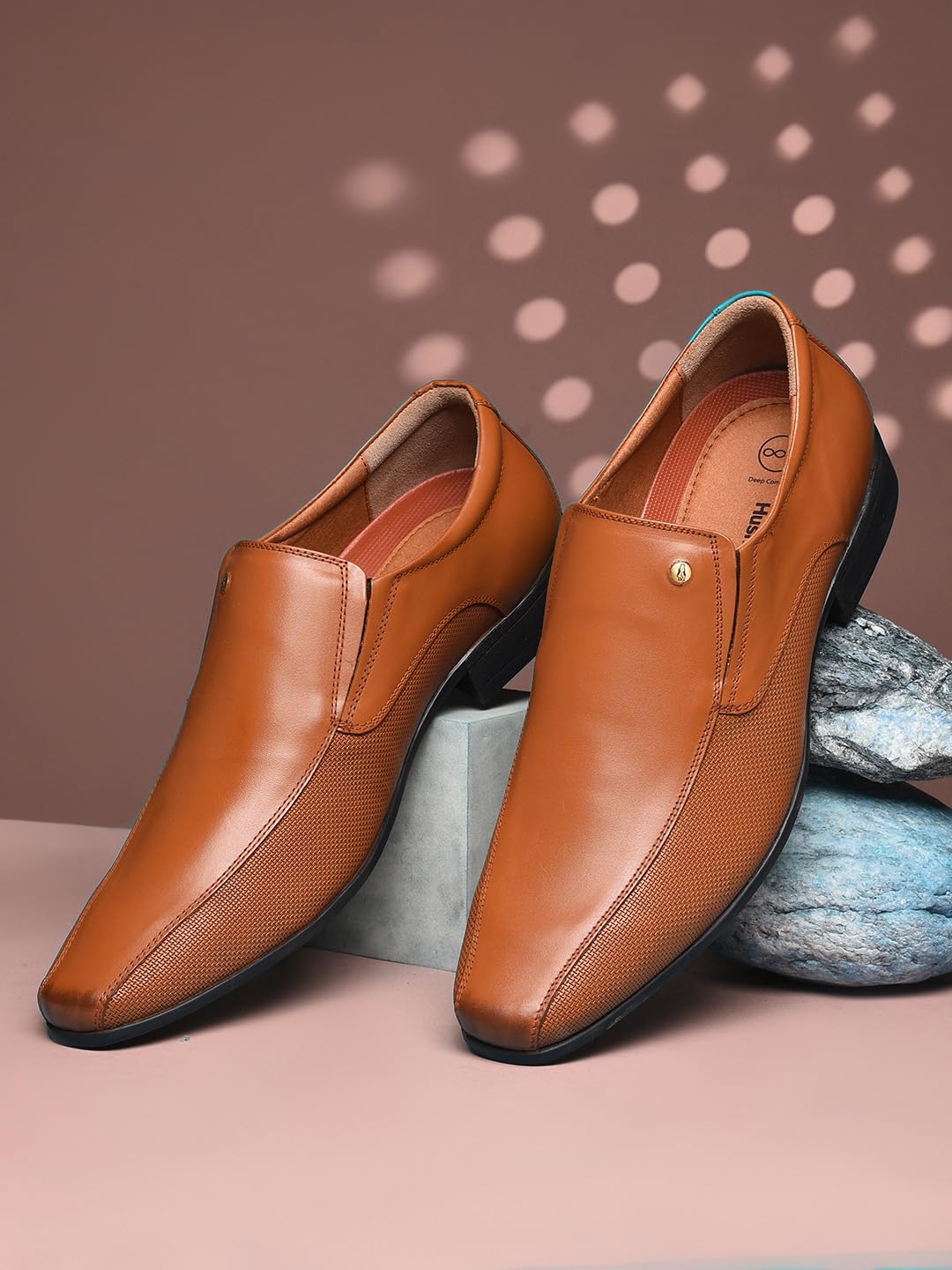 Hush Puppies Men's Formal Slipon Shoes - Tan - (7 UK)