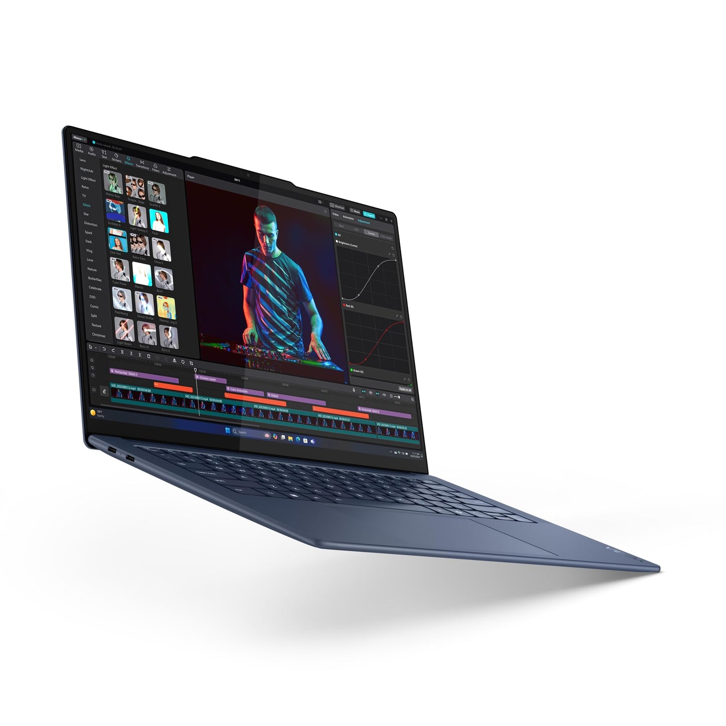 Lenovo Yoga Slim 7 Snapdragon X Elite X1E Built in-AI with Copilot+ 14"(35.5cm) 3K OLED 500Nits Touchscreen Laptop (32GB/1TB SSD/90Hz/Qualcomm NPU 45TOPS/Win11/MSO/1Yr ADP Free/Grey/1.4Kg), 83ED003BIN