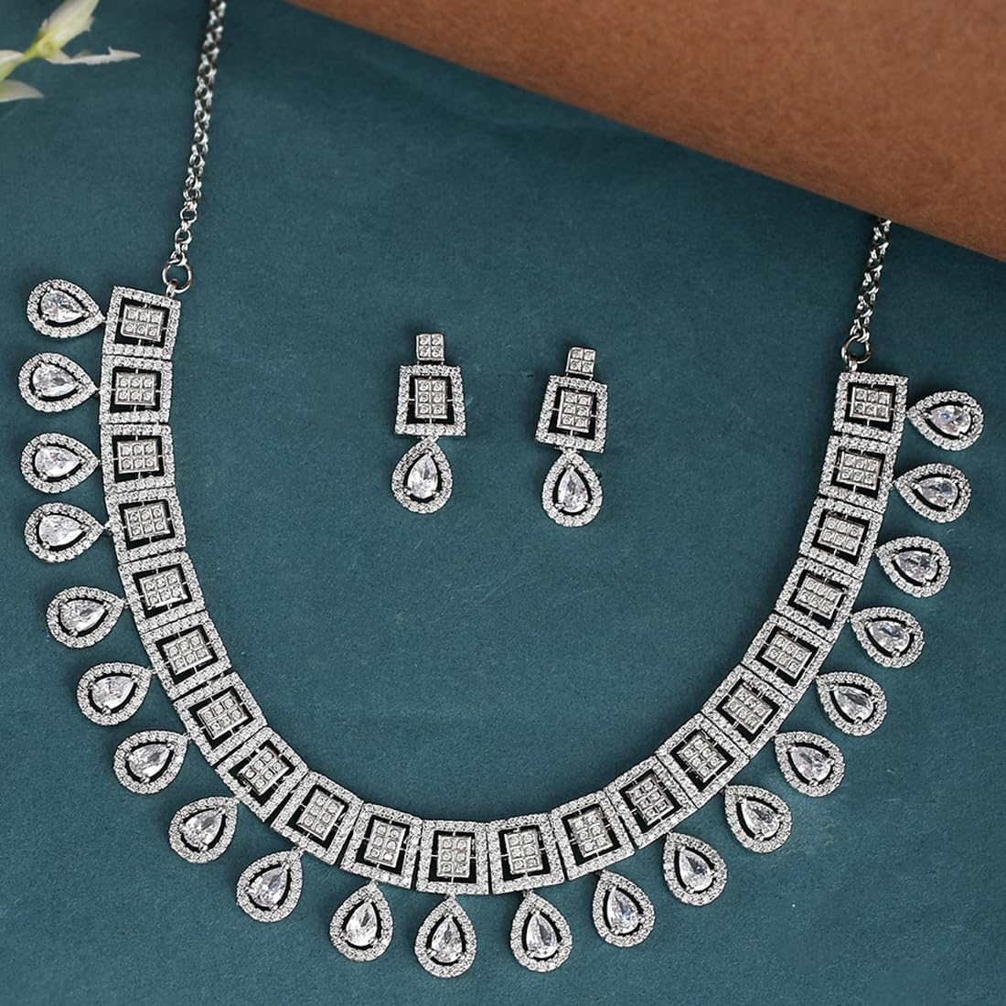 VOYLLA Victorian Jewelry Inspired Necklace Set For Women|Womens Jewellery Set|Gift For Women|Womens Gift|Gift For Her|