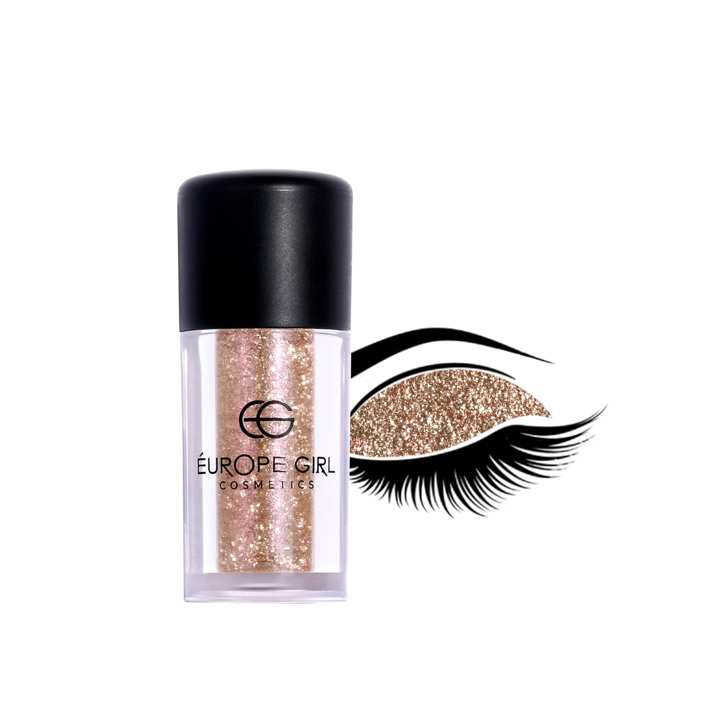 Europe Girl Single Diamond Pigment Glitter Glass 2G (G11 ENCHANT)
