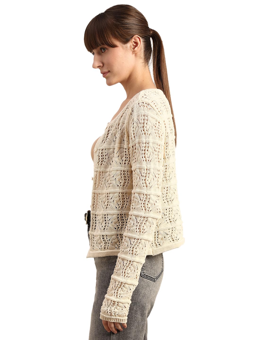 VERO Moda Women's Cotton Modern Pullover Sweater