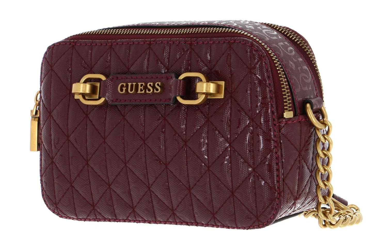 GUESS Aveta Camera Bag, Merlot, One Size