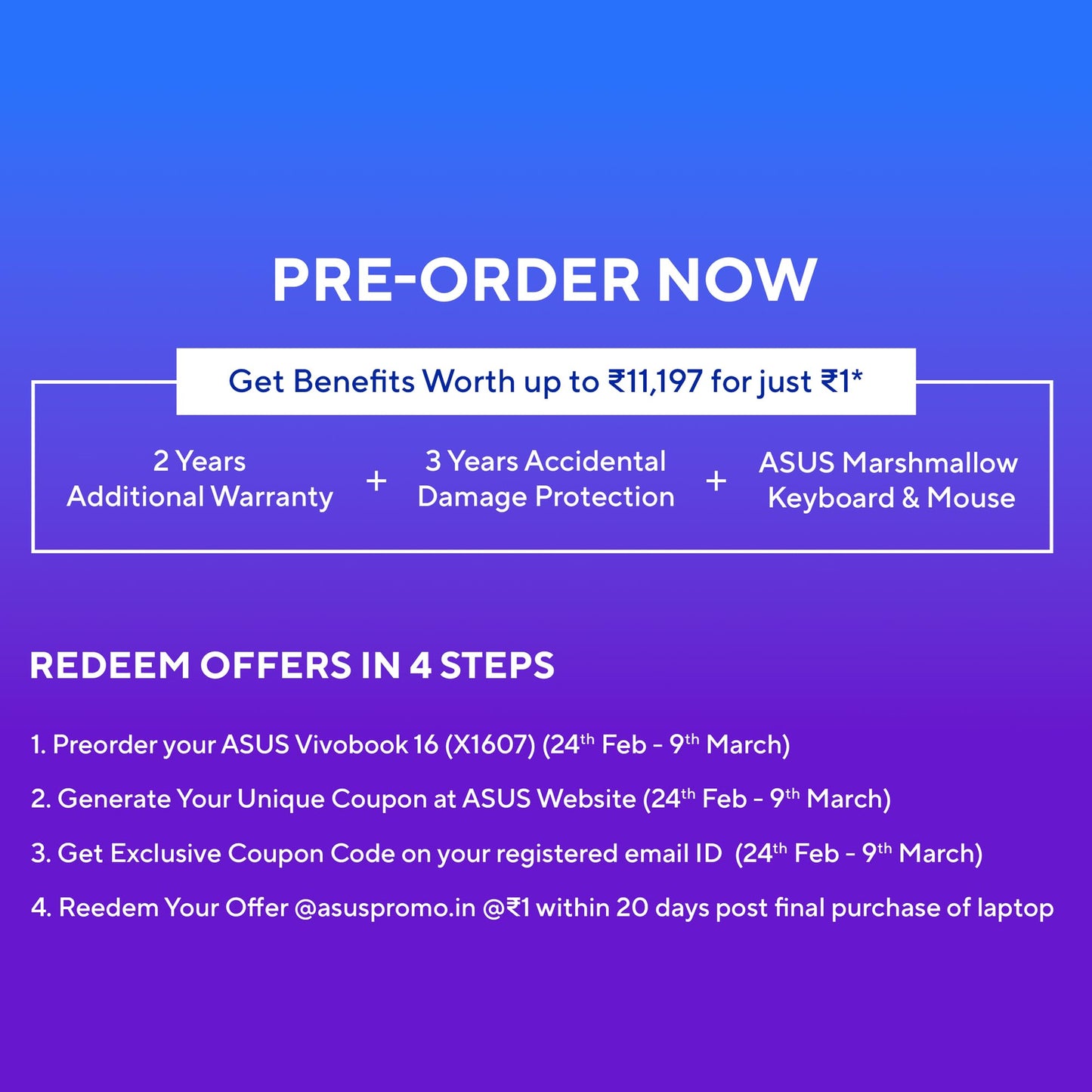 ASUS Vivobook 16, Snapdragon X Processor,(Qualcomm Adreno iGPU/16GB RAM/512GB SSD/Windows 11 Home/MS Office 365 Basic (1Year)*/16" FHD+/AI PC/Cool Silver/1.88 kg), X1607QA-MB050WS