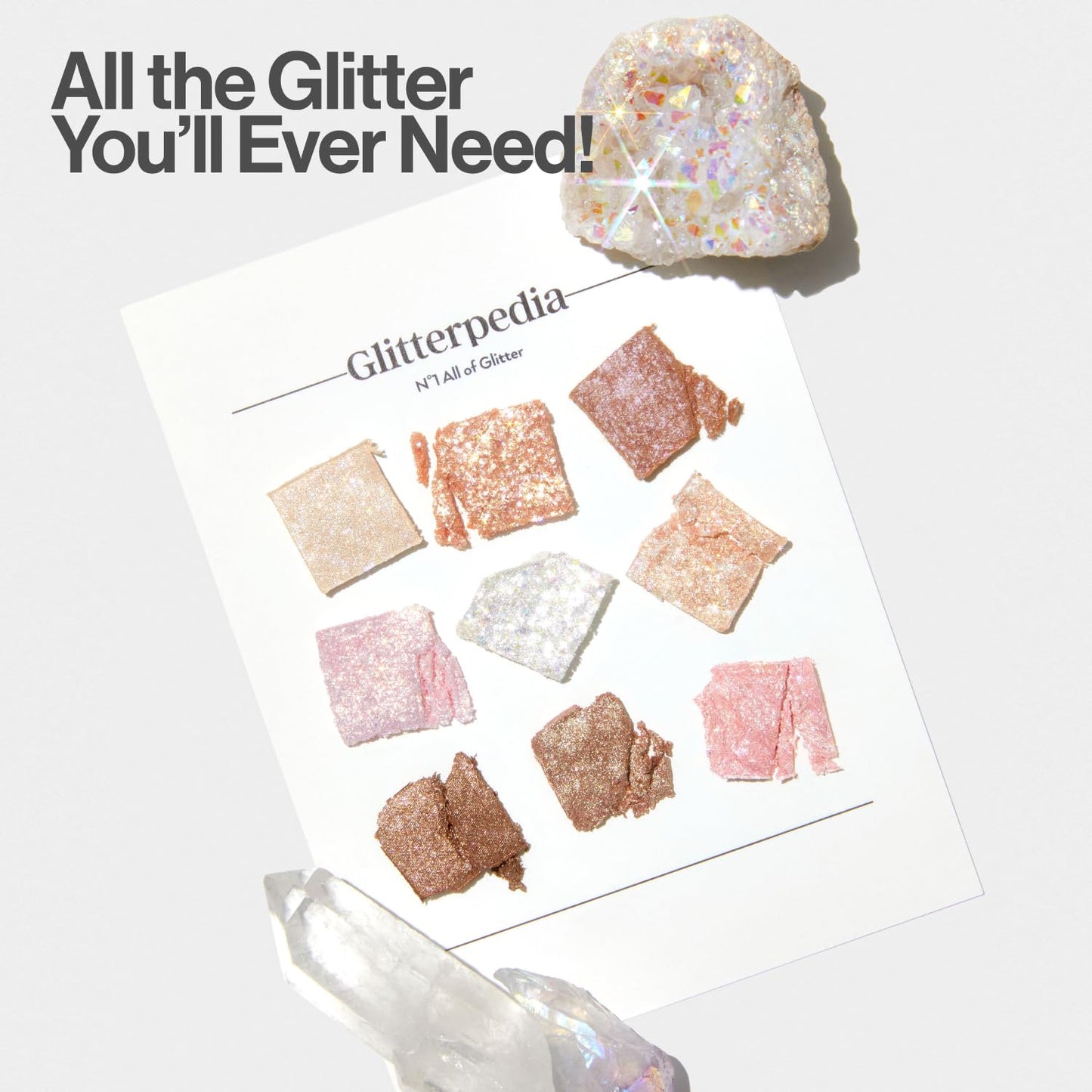 UNLEASHIA Glitterpedia Eye Shadow|Palette|Eye Makeup|Point Makeup Vegan|Cosmetics|Korean Cosmetics|Daily|matte|glitter|shimmer|pearl|daily|party|sparkling(N1 All of Glitter)