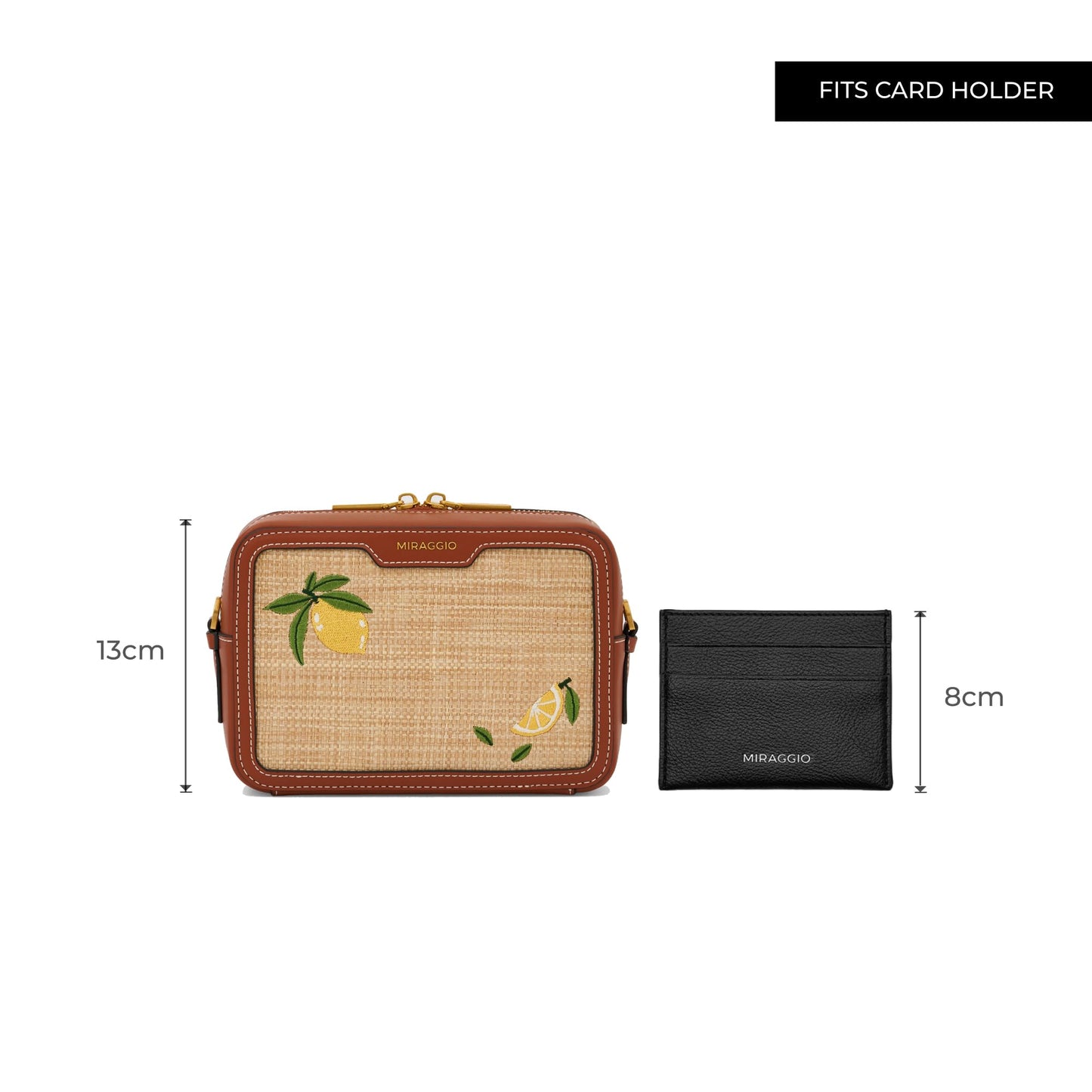 Miraggio Ray Camera Crossbody Bag (Beige)