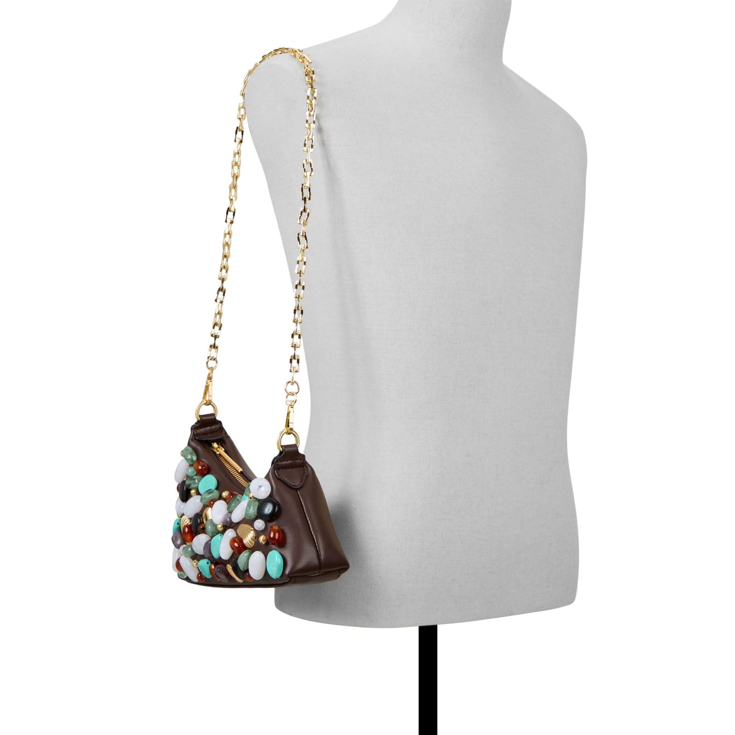 Aldo COASTALGEM Brown Women's Shoulder Bag