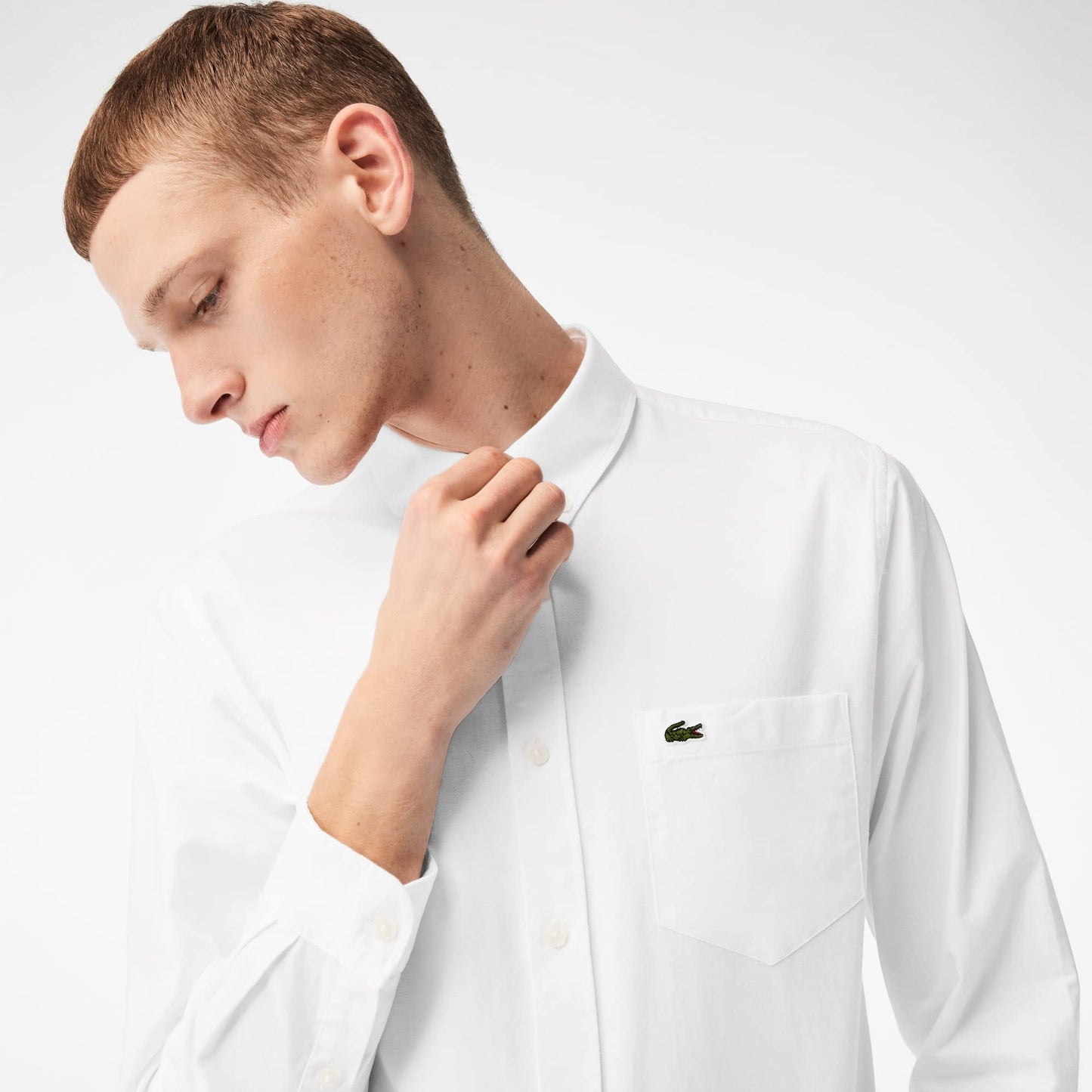 Lacoste Men's Regular Fit Shirt (White)