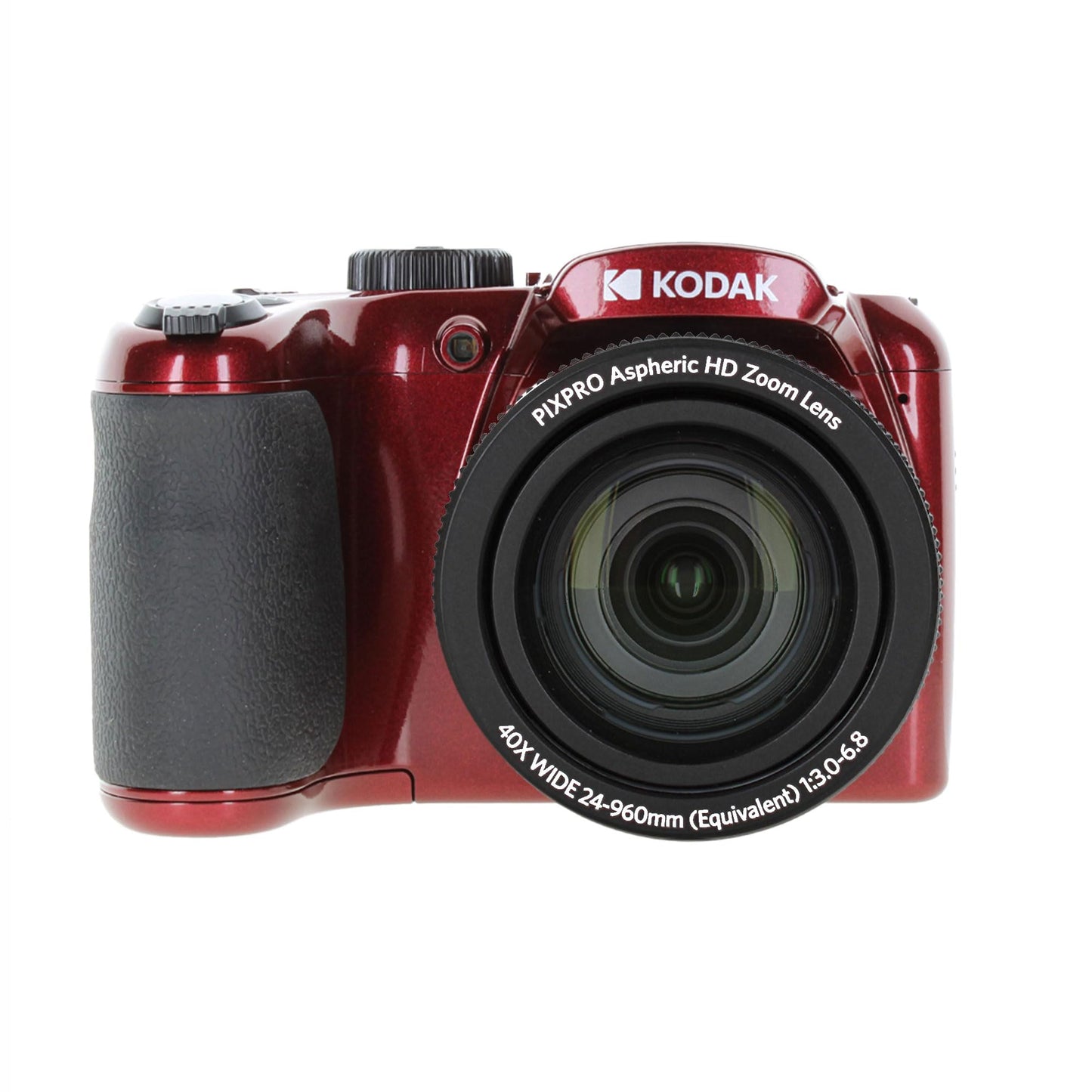 Kodak Pixpro AZ405 Digital Camera in Red (AZ405RD) Bundle Including: 128 GB Memory Card, Rechargeable Batteries, Case, Flexible Tripod, Neck Strap, Lens Caps, Full Cleaning Kit, More Accessories