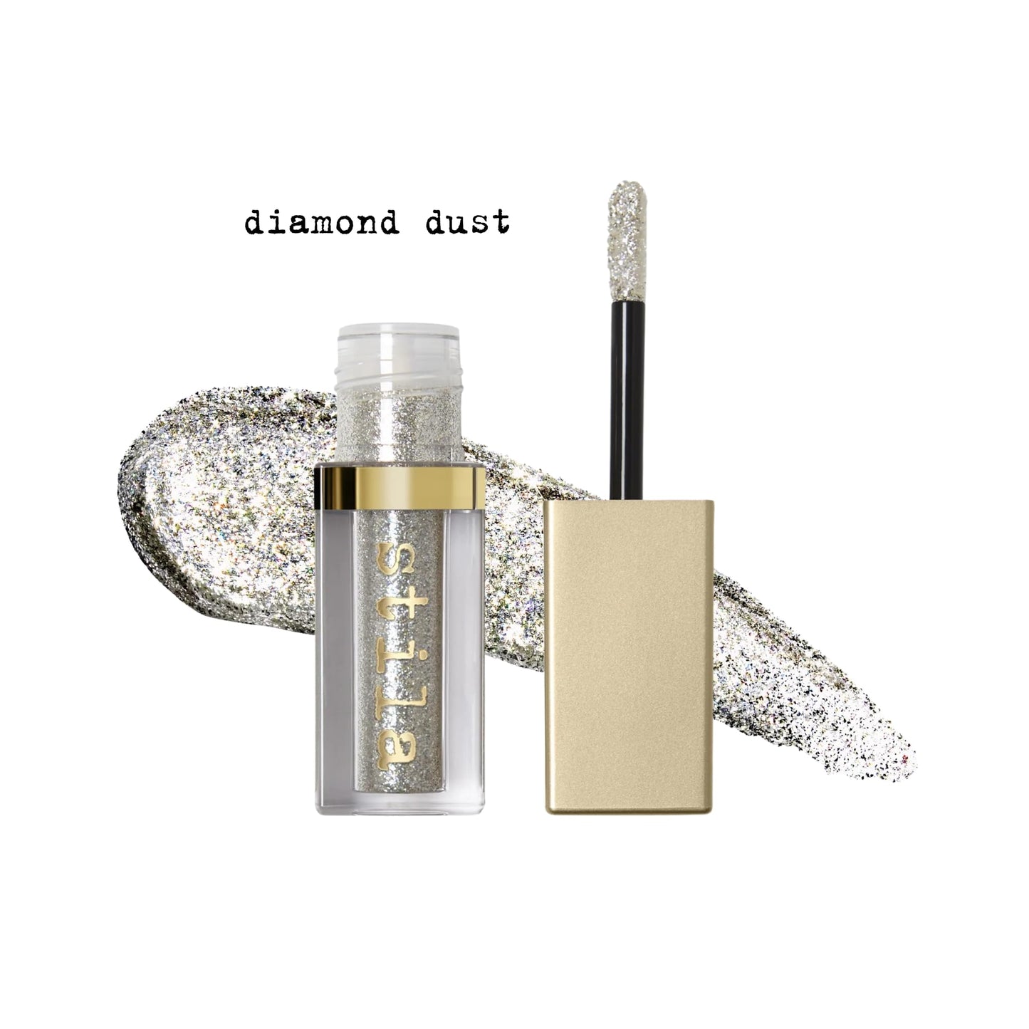 Stila Cosmetics Glitter & Glow Eye Shadow – Diamond Dust | Lightweight, Water-Infused Formula with Pearl & Glitter for Maximum Sparkle, Smooth Application & Minimal Fallout