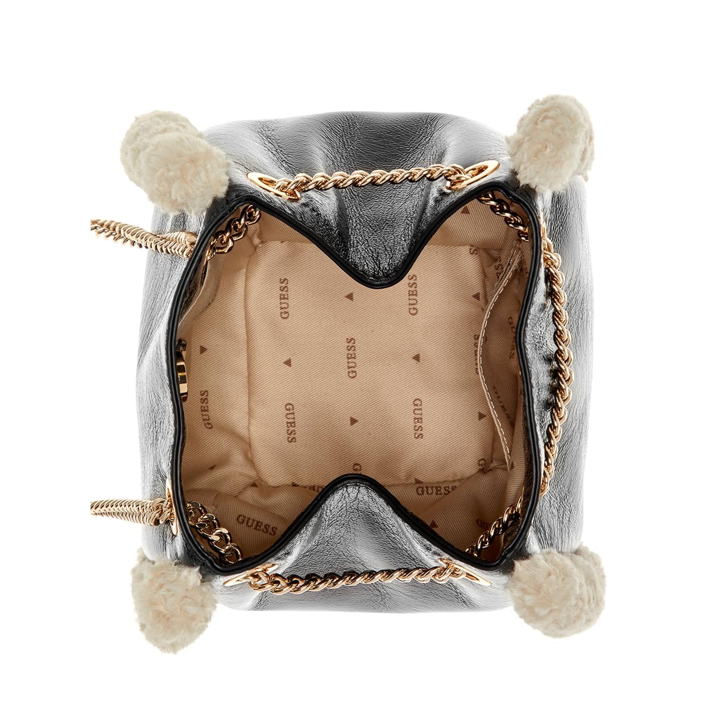 GUESS Fur Solid Davika Convertible Crossbody Bag