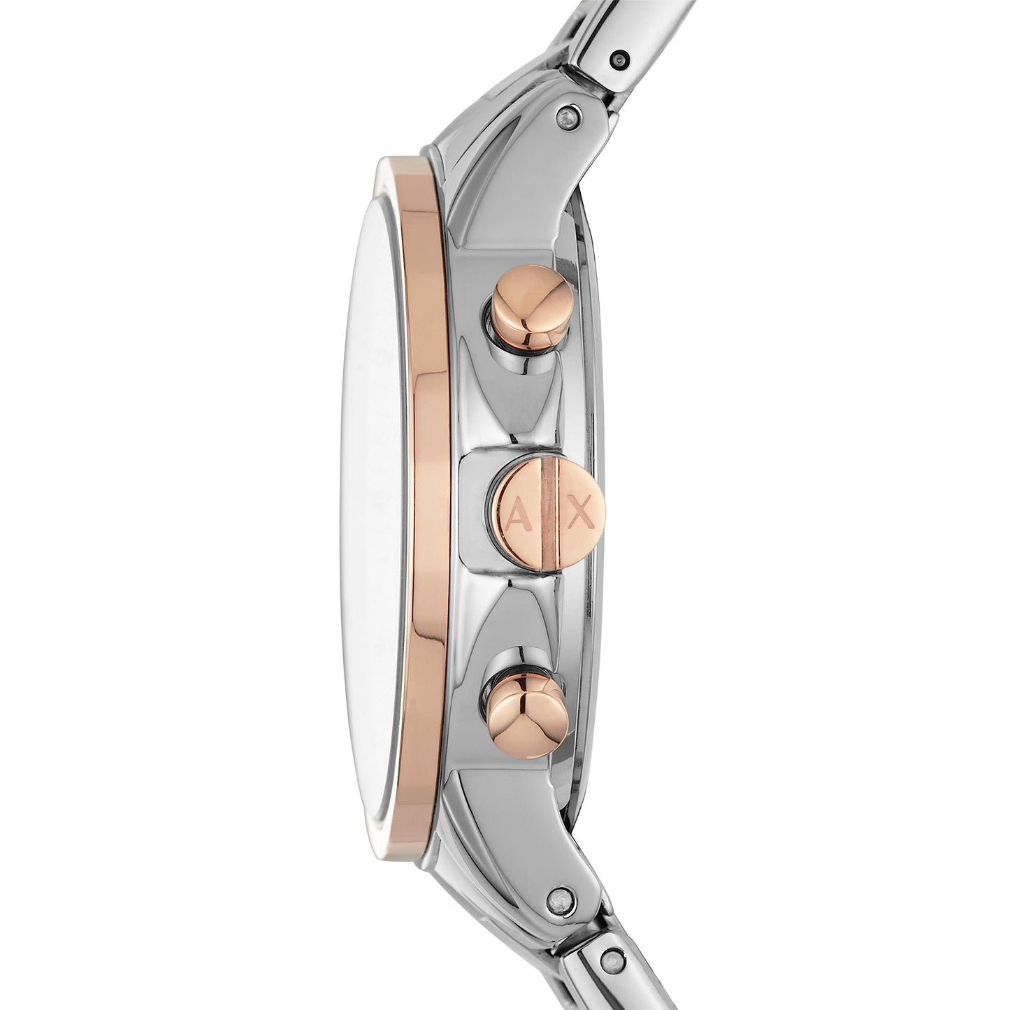 Armani Exchange Stainless Steel Analog Silver Dial Women Watch-Ax4331, Multi-Color Band