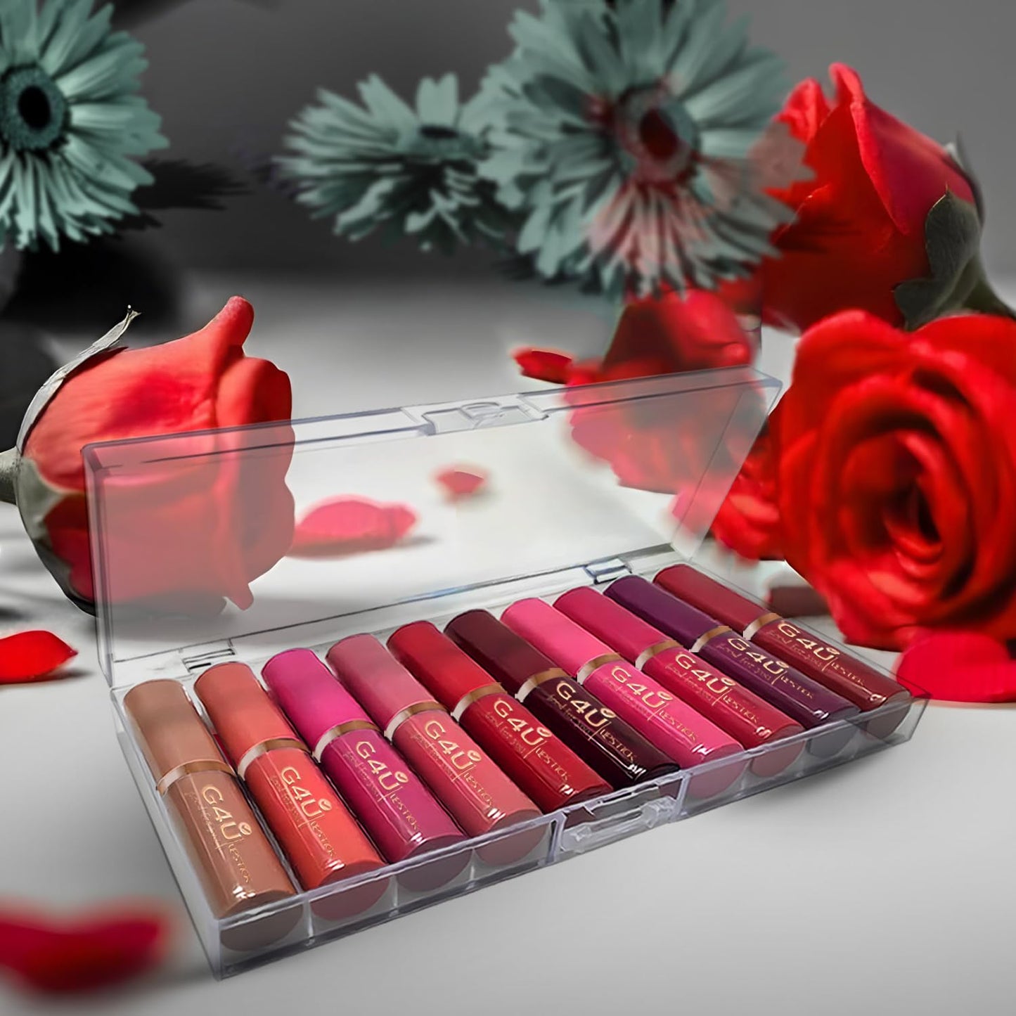 G4U Matte Lipstick for Women | Long Stay & Non-Transfer | Velvet Finish | Enriched with Vitamin E | Perfect for Daily & Party