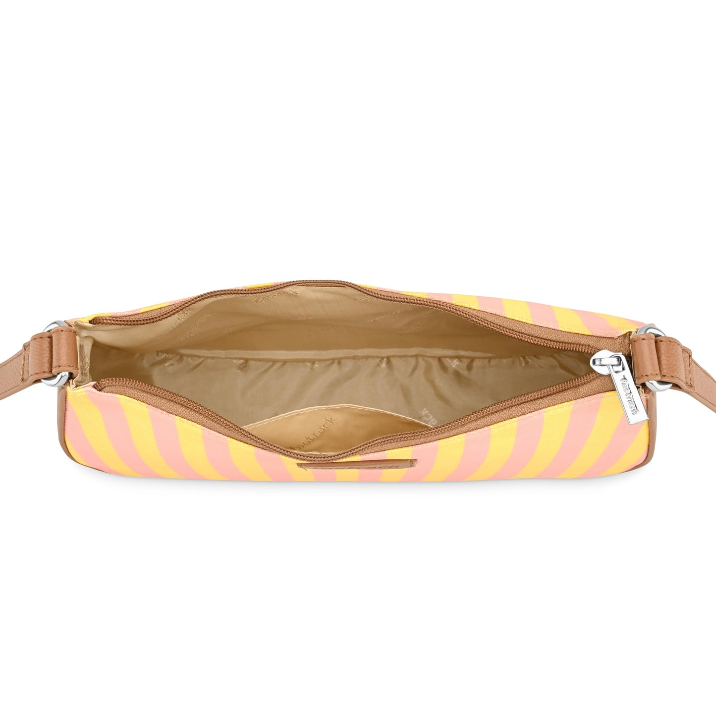 Fastrack Striped Crescent Casual Sling Bag for Women, Girls and Ladies