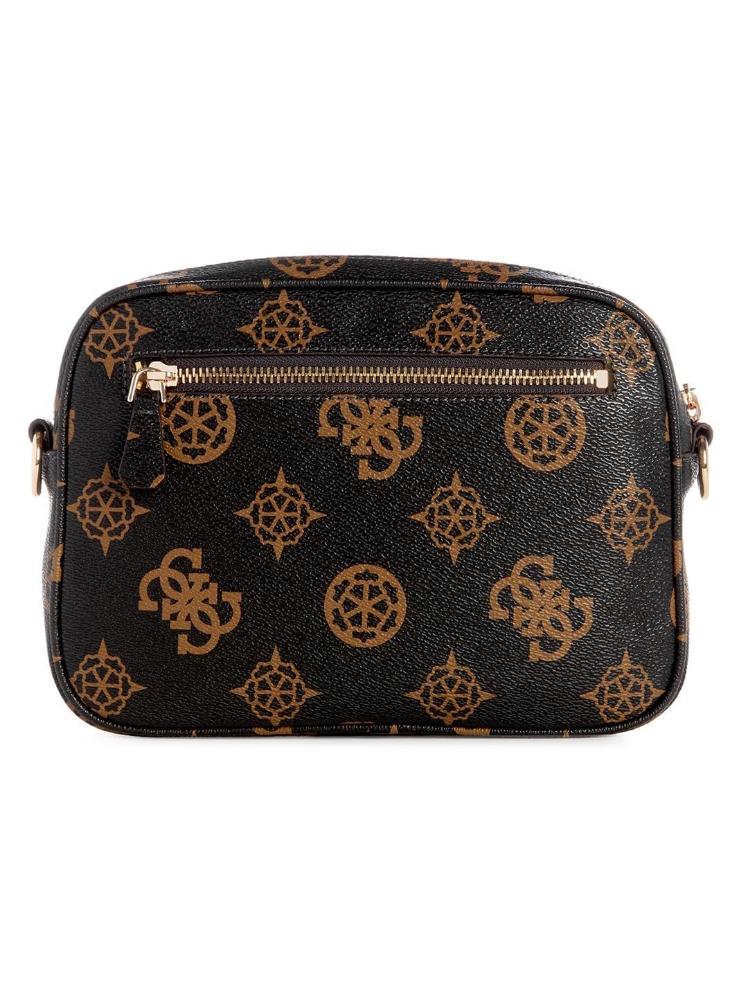 GUESS Women's Black Printed Crossbody Bag| Ladies Purse Handbags | Gift for Ladies