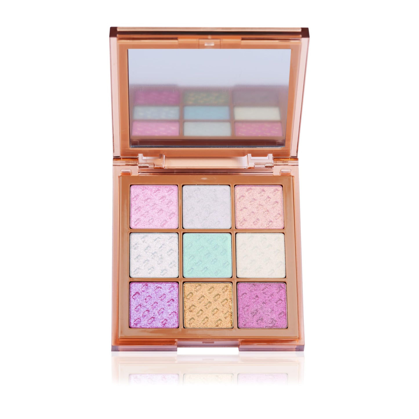 Fashion Colour 9 in 1 Pigmented Colors MultiChrome Eyeshadow Palette Long Wearing And Easily Blendable Eye Makeup Palette Shimmery And Metallic Finish (Reflective Chrome) (9g x 1N)