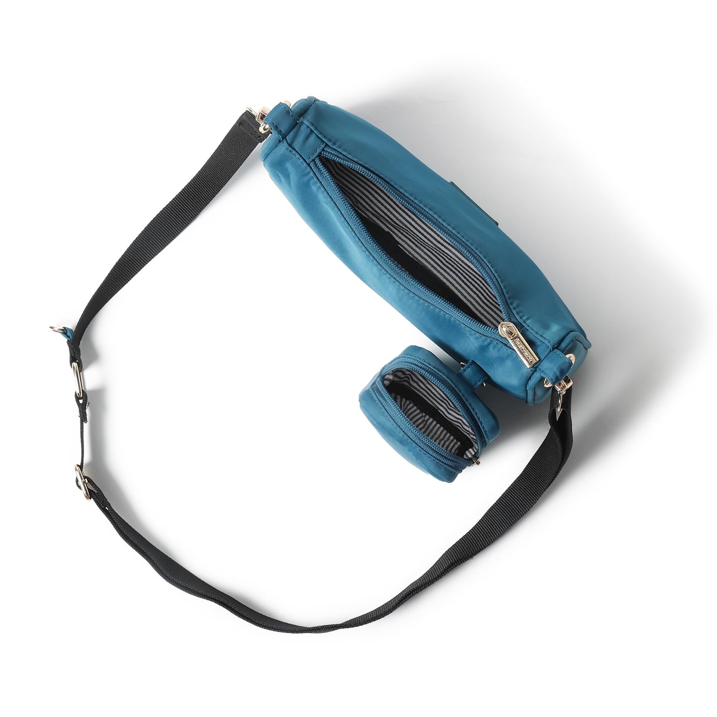 Fastrack Teal Blue Crossbody Sling Bag for Girls