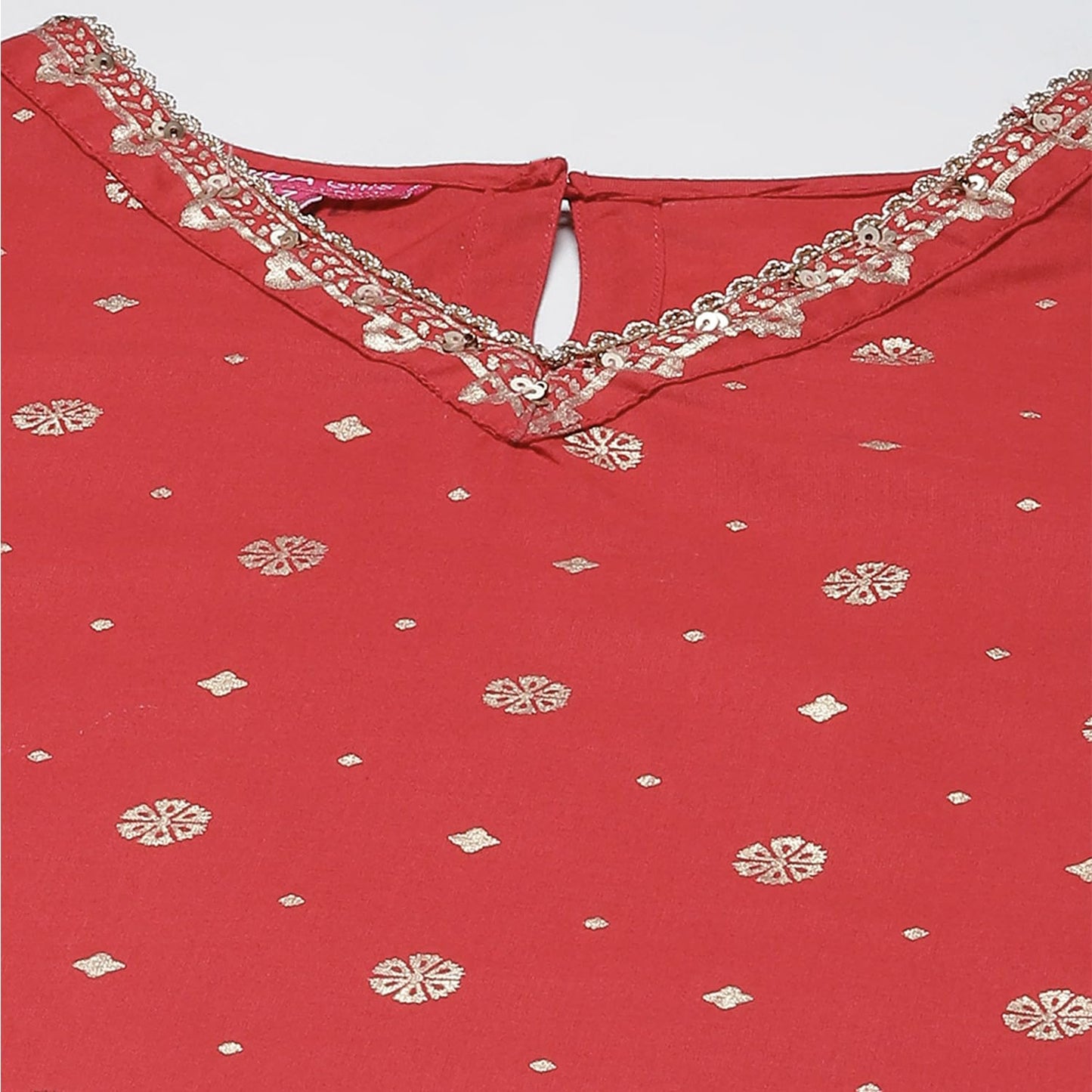 BIBA GIRL PRINTED RELAXED KID(KW4895_WHITE RED_5)