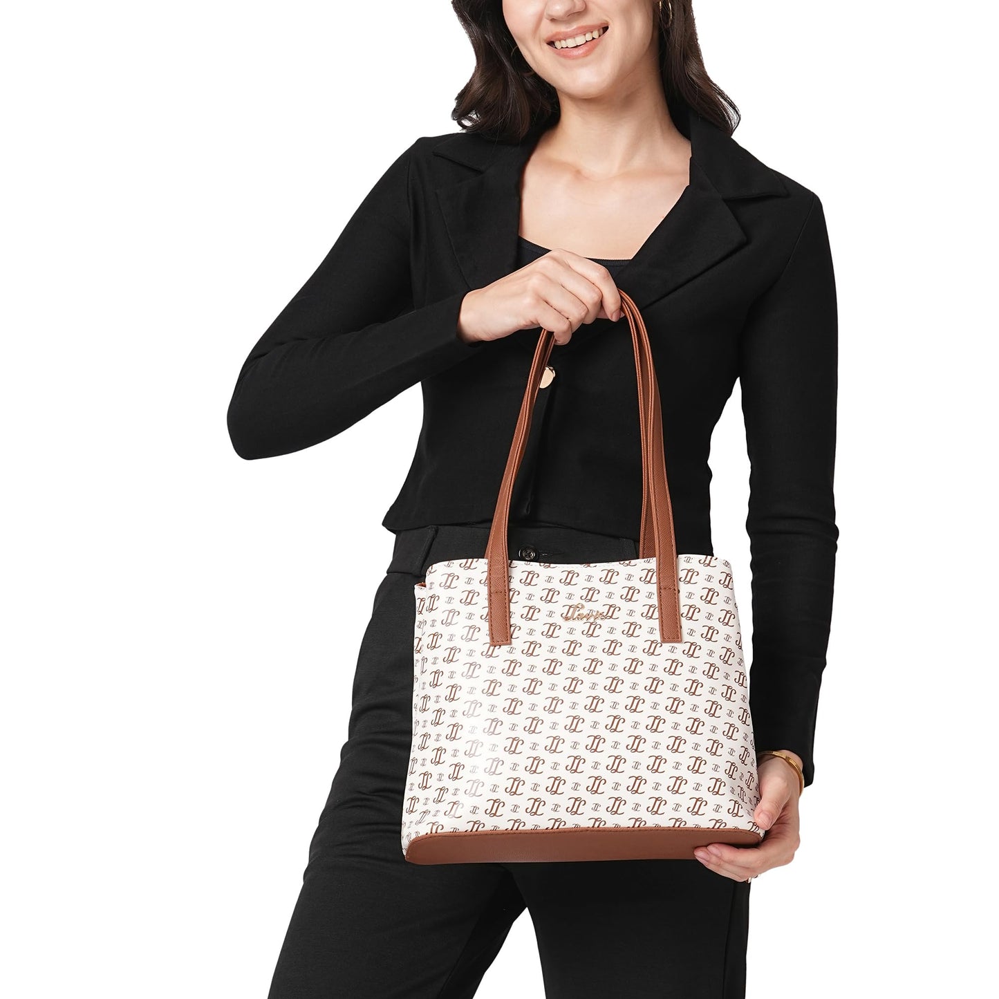 Lavie Women's Mono LL Nicole 2C Satchel Handbag for Women | Satchel Bag for Work | Ladies purse | Stylish Shoulder Bag | Gift For Women