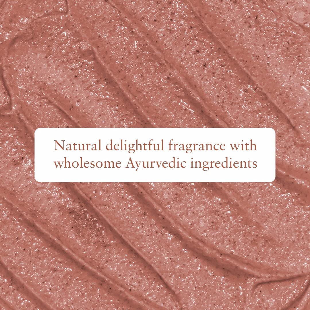 Just Herbs Ayurvedic Peach Lip Scrub For Dry,Chapped & Smoker Lips - SLS & Paraben Free 15gm