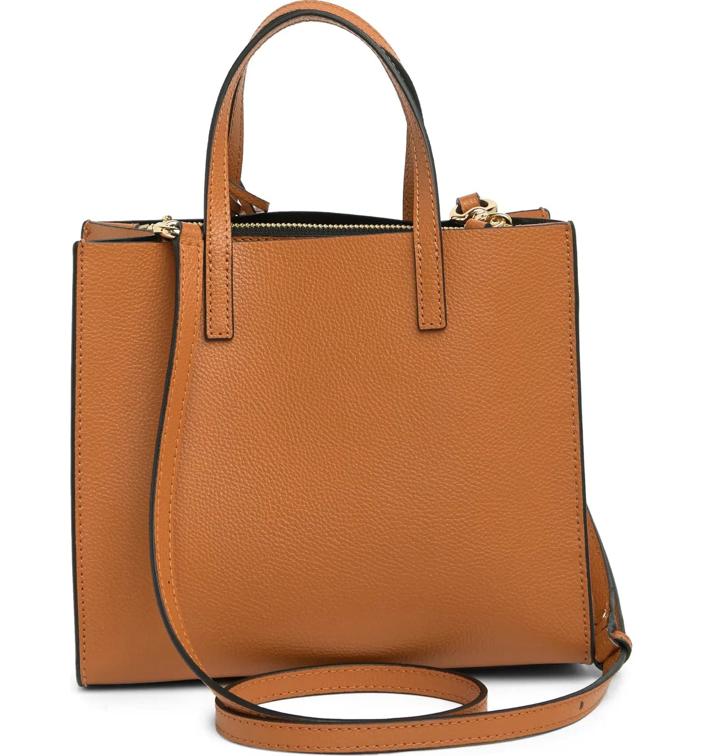 Marc Jacobs Mini Grind Leather Tote, Smoked Almond, One Size