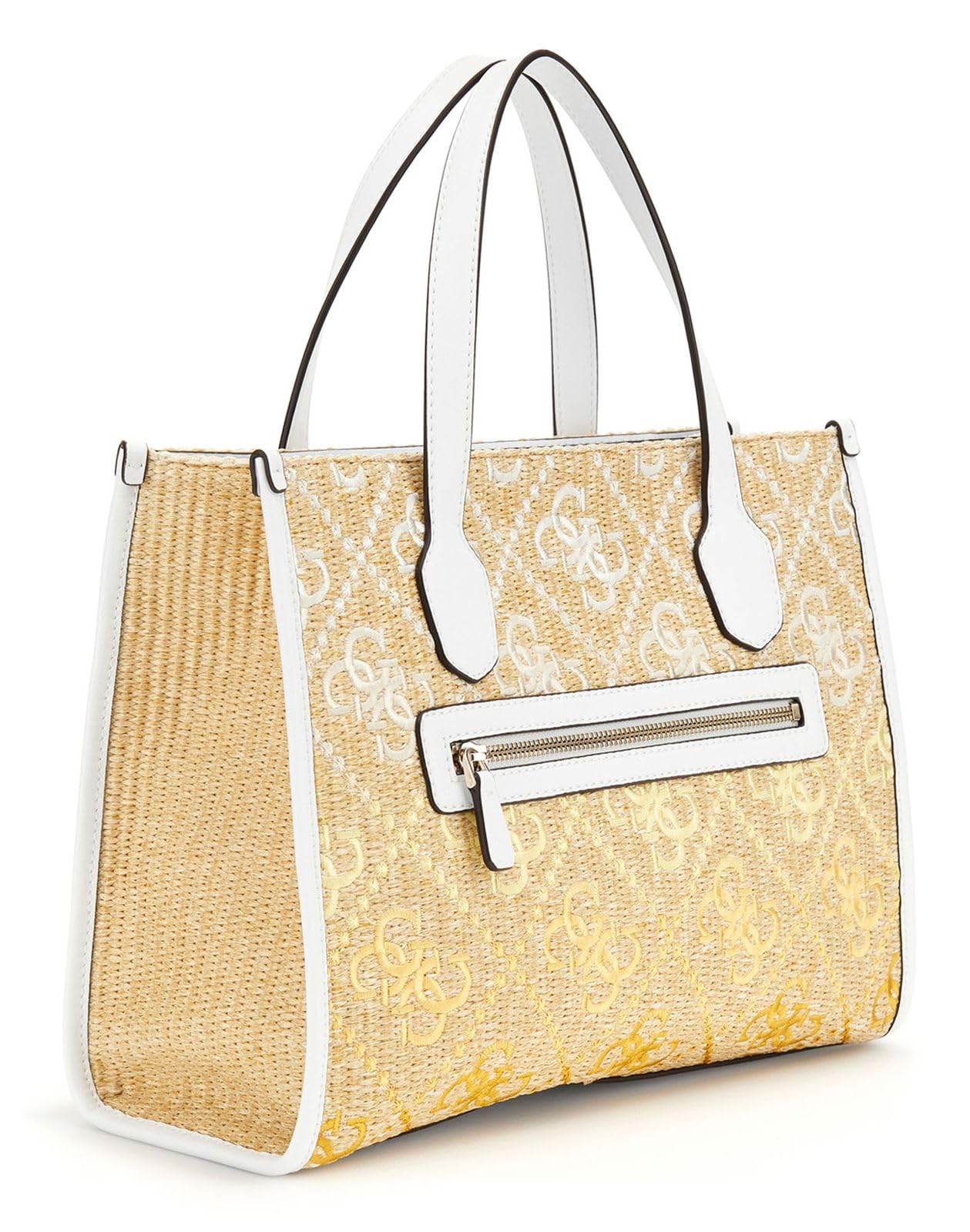 GUESS Cornsilk Logo Self-Design Silvana Tote Bag