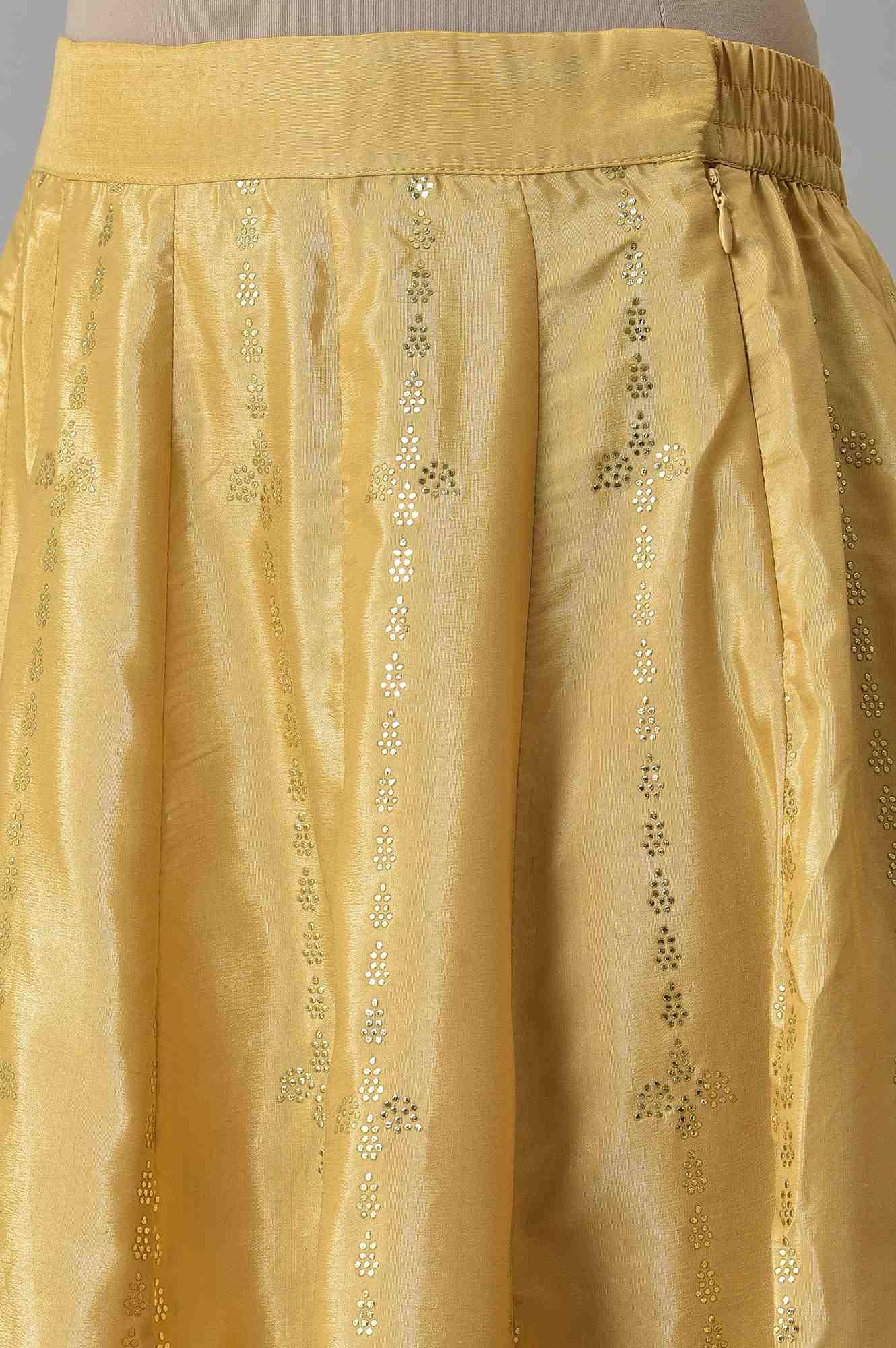 W Shantung Strechable Skirts for Women | Shantung Skirts for Women | W for Woman