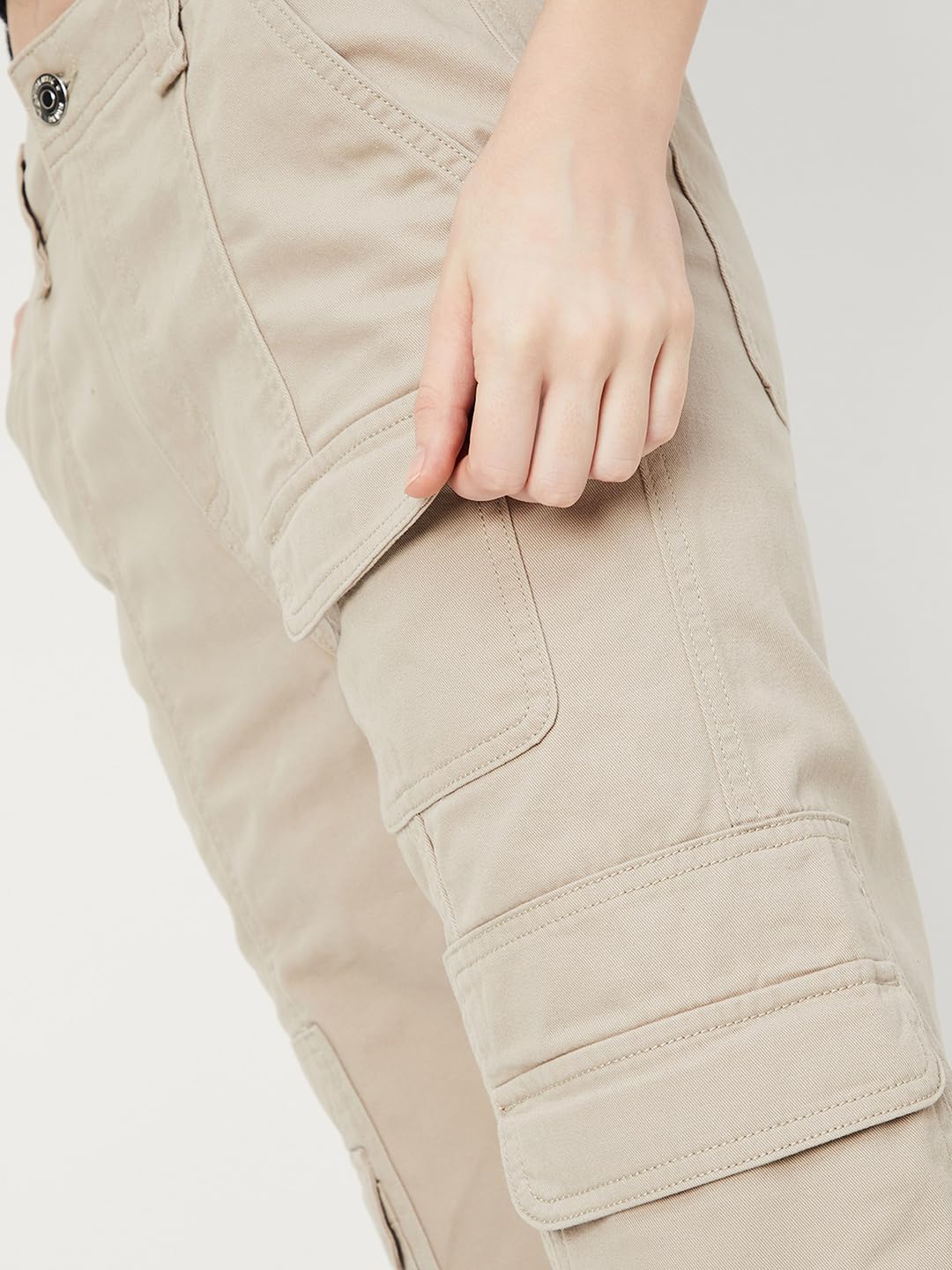 Max Women's Regular Pants (STEEN4D_Beige