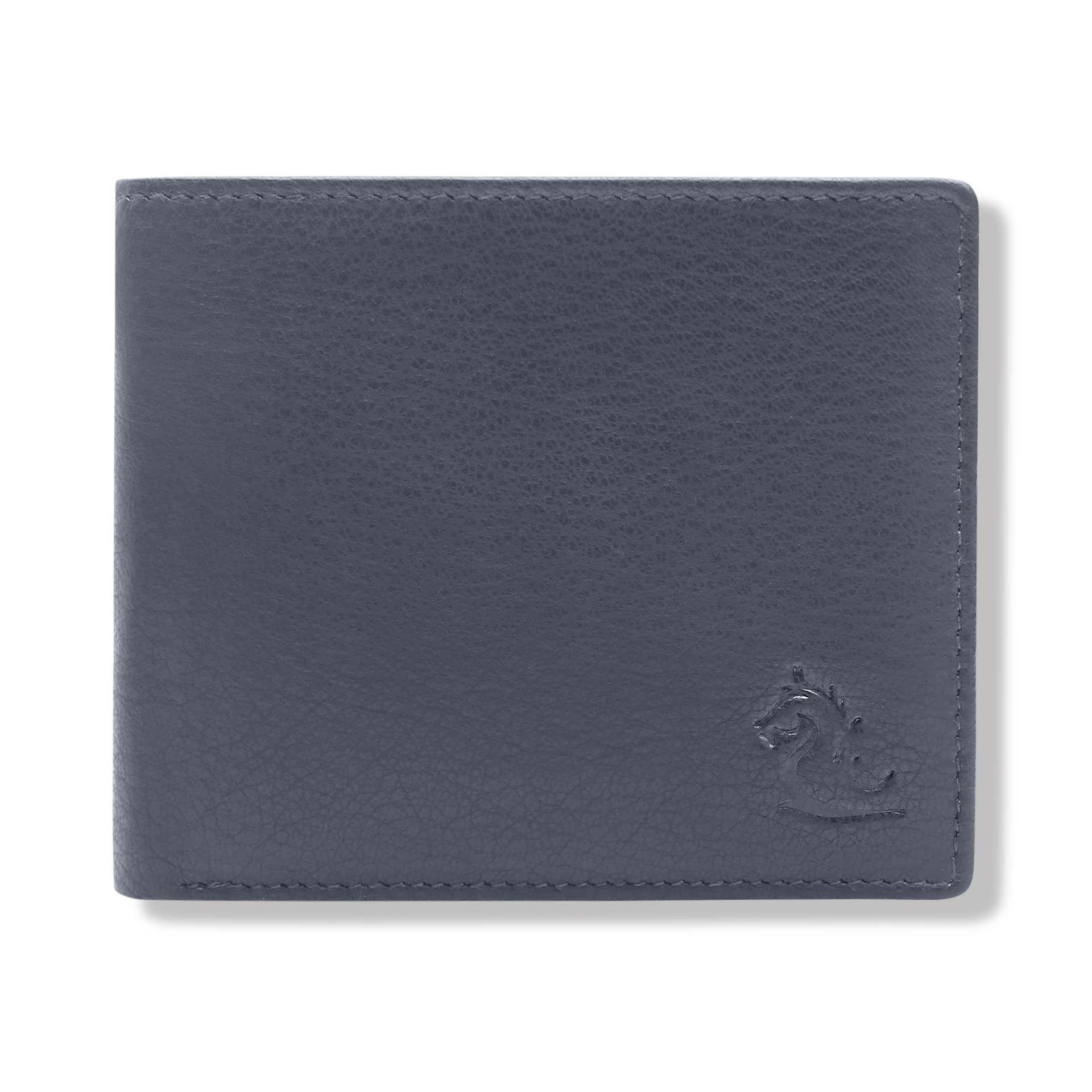 KARA Blue Genuine Leather Wallet for Men I Slim Bifold Men's Leather  Wallets with Coin Pocket and Card Holder Slot