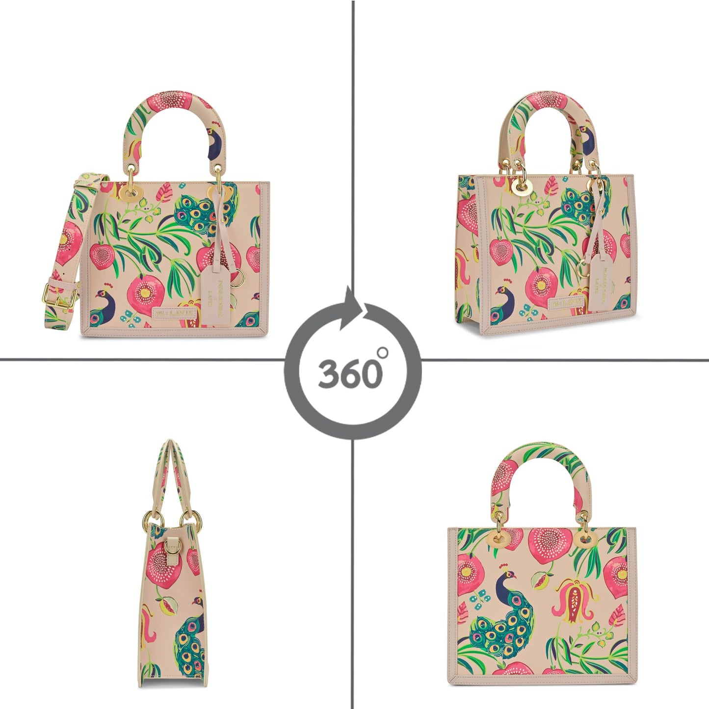 Lavie X Payal Singhal Limited Edition Women's Anarmor Small Box Satchel | Ladies Purse Handbag