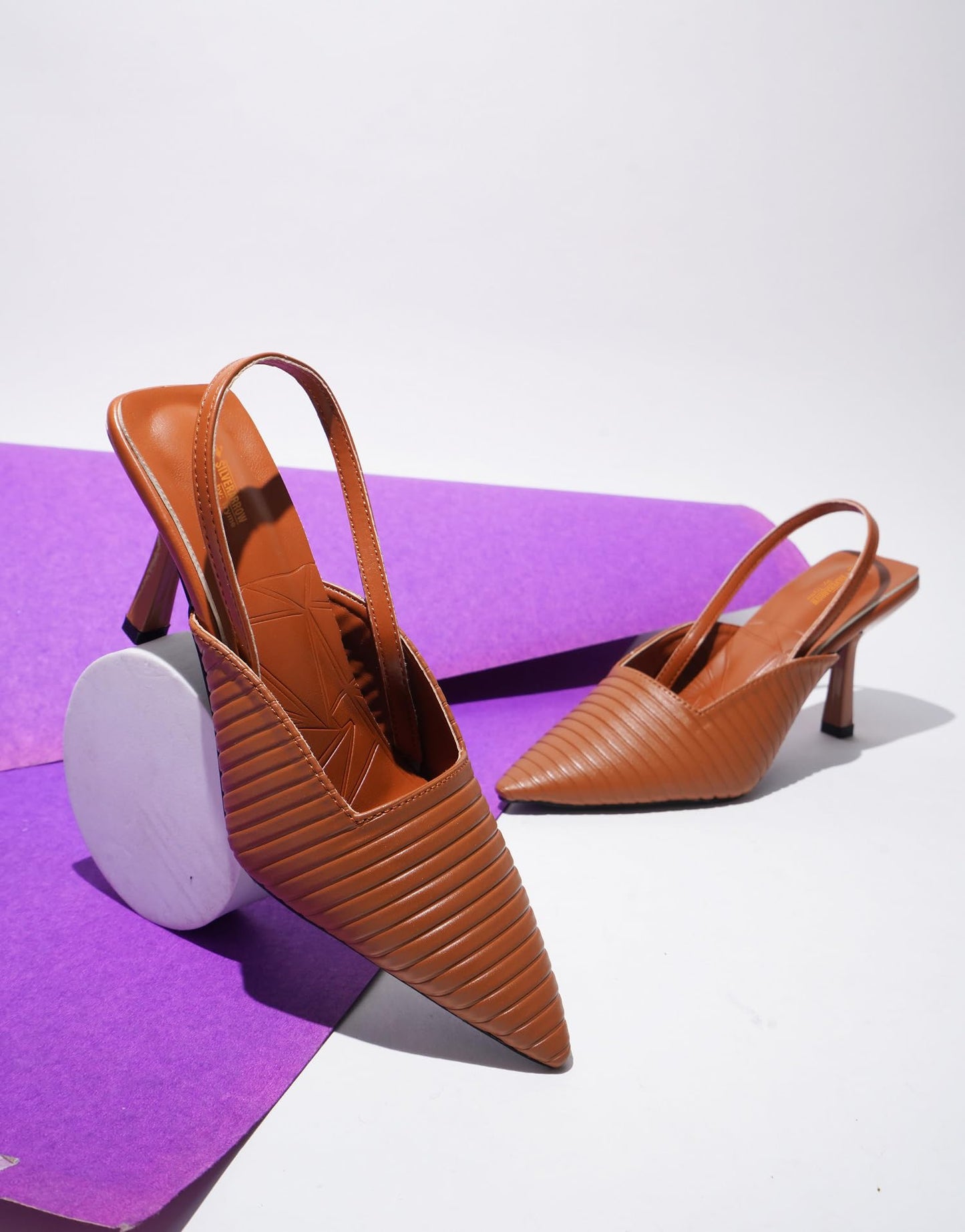 SilverArrow Womens Cove Serenade Brown Heeled Sandal_4 UK (4nahl206)