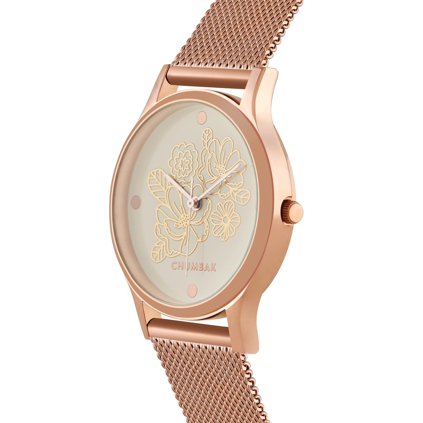 TEAL BY CHUMBAK Round Dial Analog Hand Watch for Women, Gifts for Women/Girls/Ladies, Stylish Fashion Watch for Casual/Work