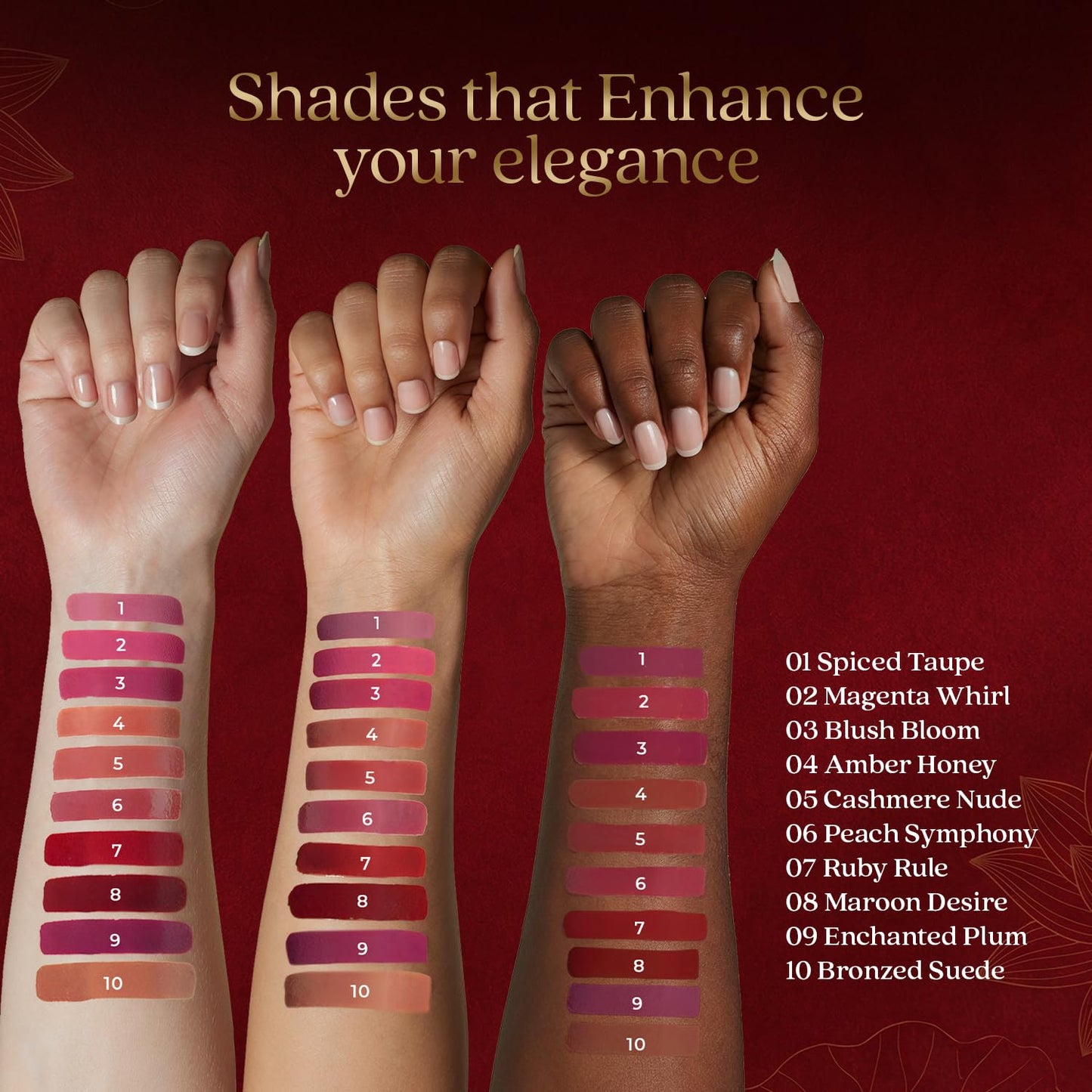 Just Herbs Luxe Dream Muse Mousse Liquid Lipstick | Luxury Makeup | Velvet Matte | Long Lasting & Transferproof Formula | Ayurvedic Lipstick – 3.5 ml (03 BLUSH BLOOM)