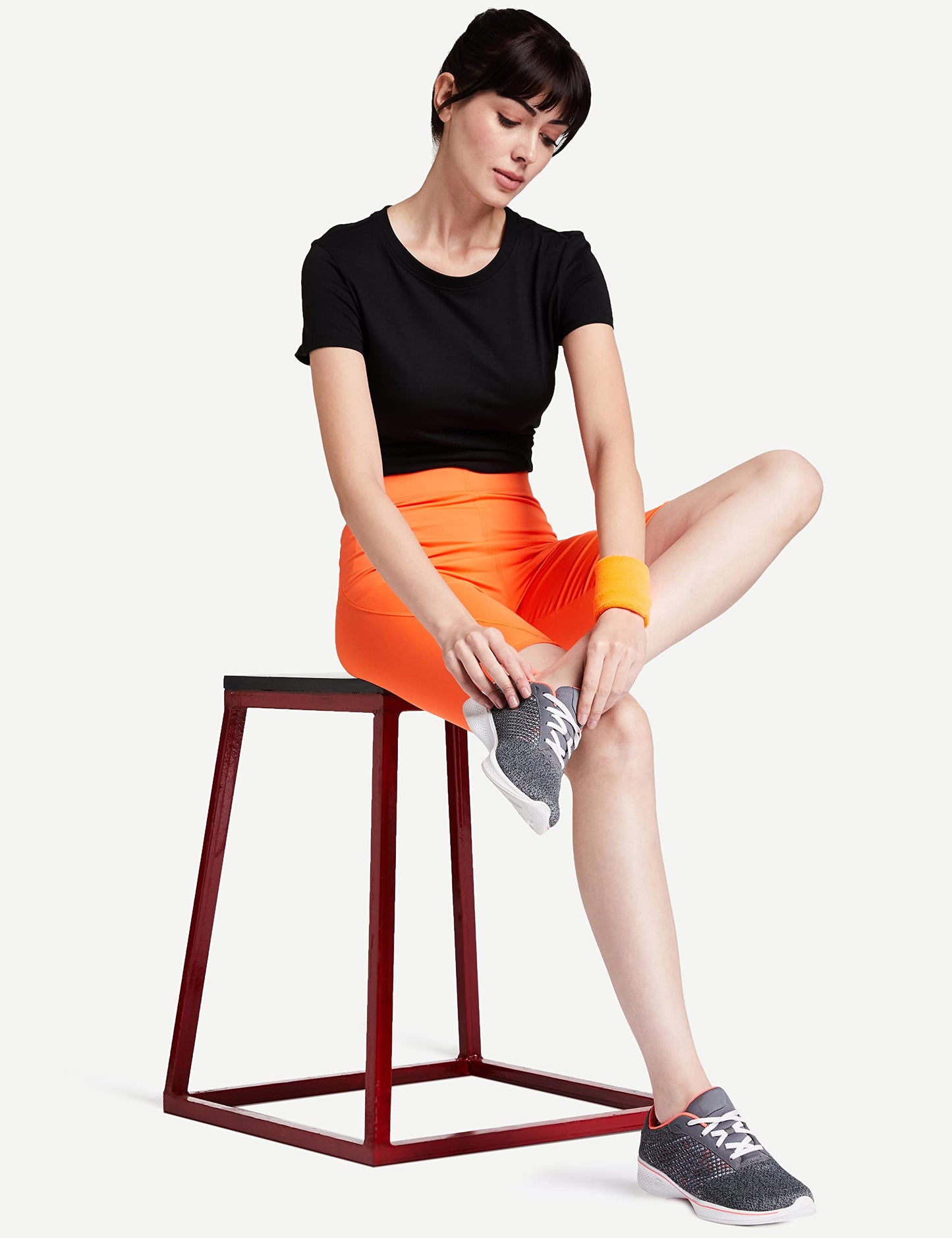 Van Heusen Women Round Neck Lounge Regular Fit T-Shirt - Modal Cotton - Short Sleeve, Superior Drape, Long Length_55403_Black_Large