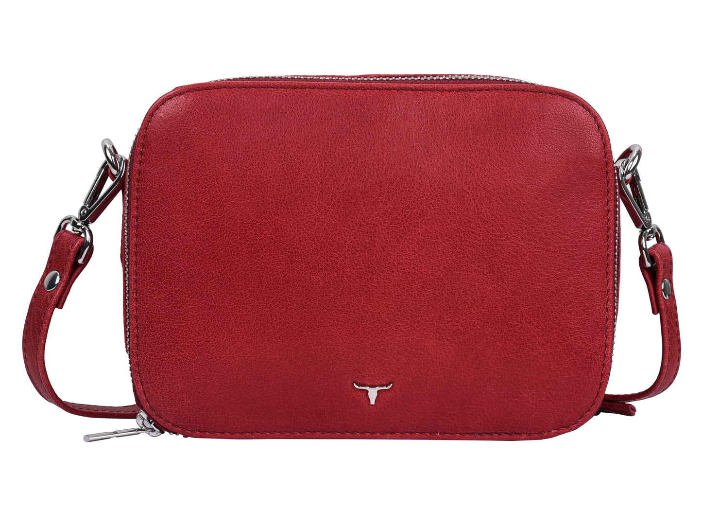 URBAN FOREST Emma Red Leather Sling Bag for Women