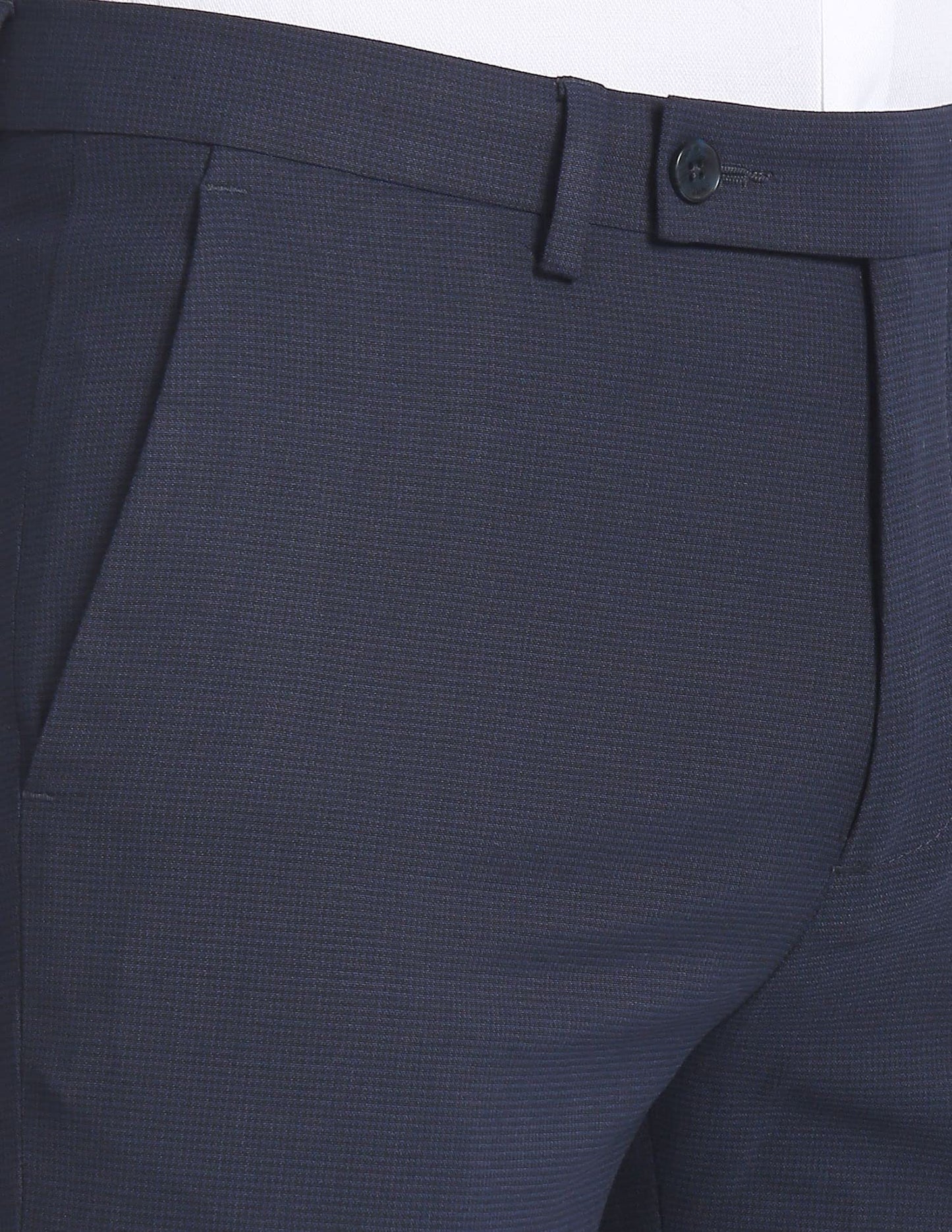 Arrow Men's Slim Pants (ARAFTR2067_Navy