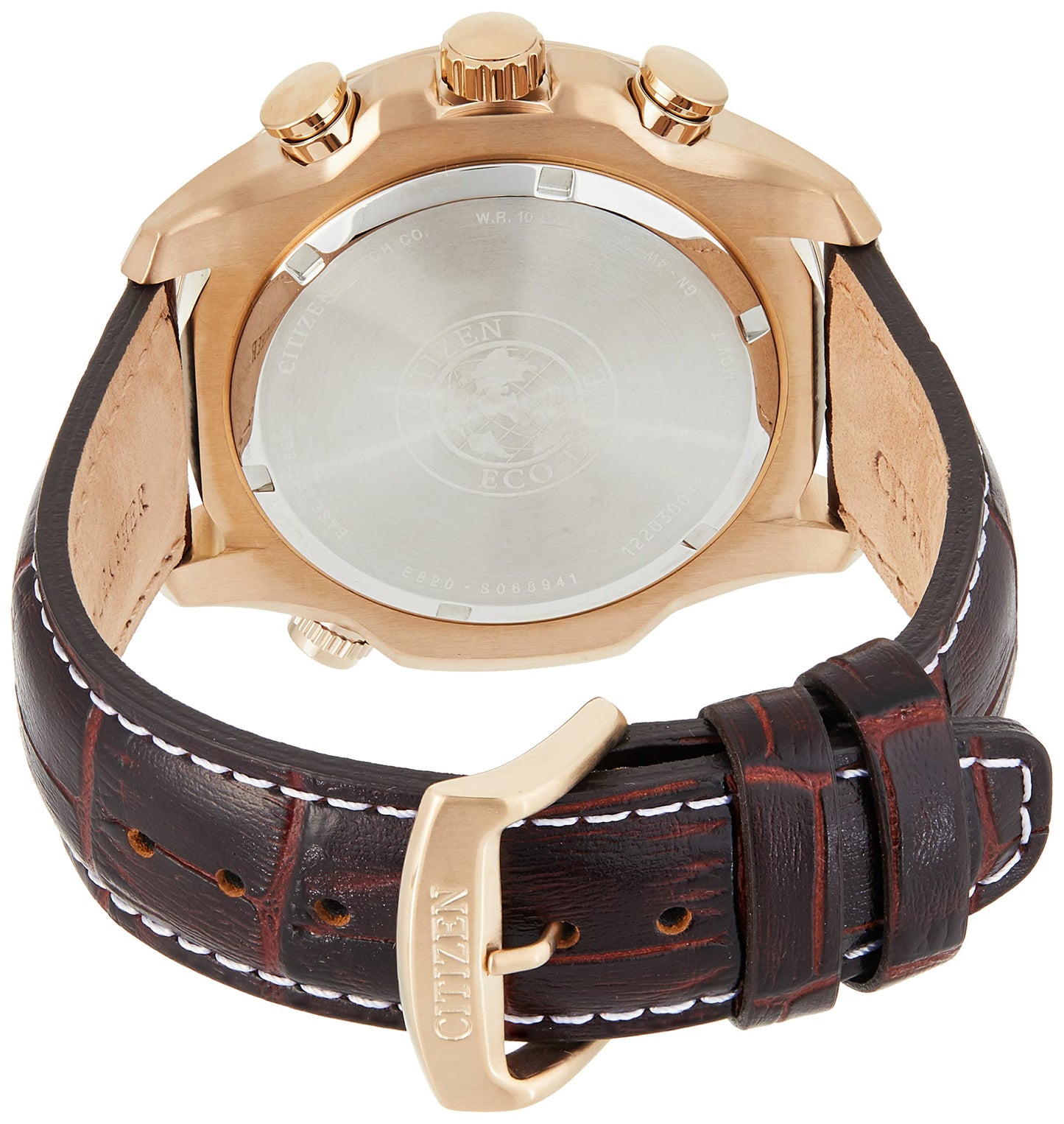 Citizen Leather Eco-Drive Perpetual Calendar Men Analog Watch - Bl5403-03X, Brown Dial, Brown Band