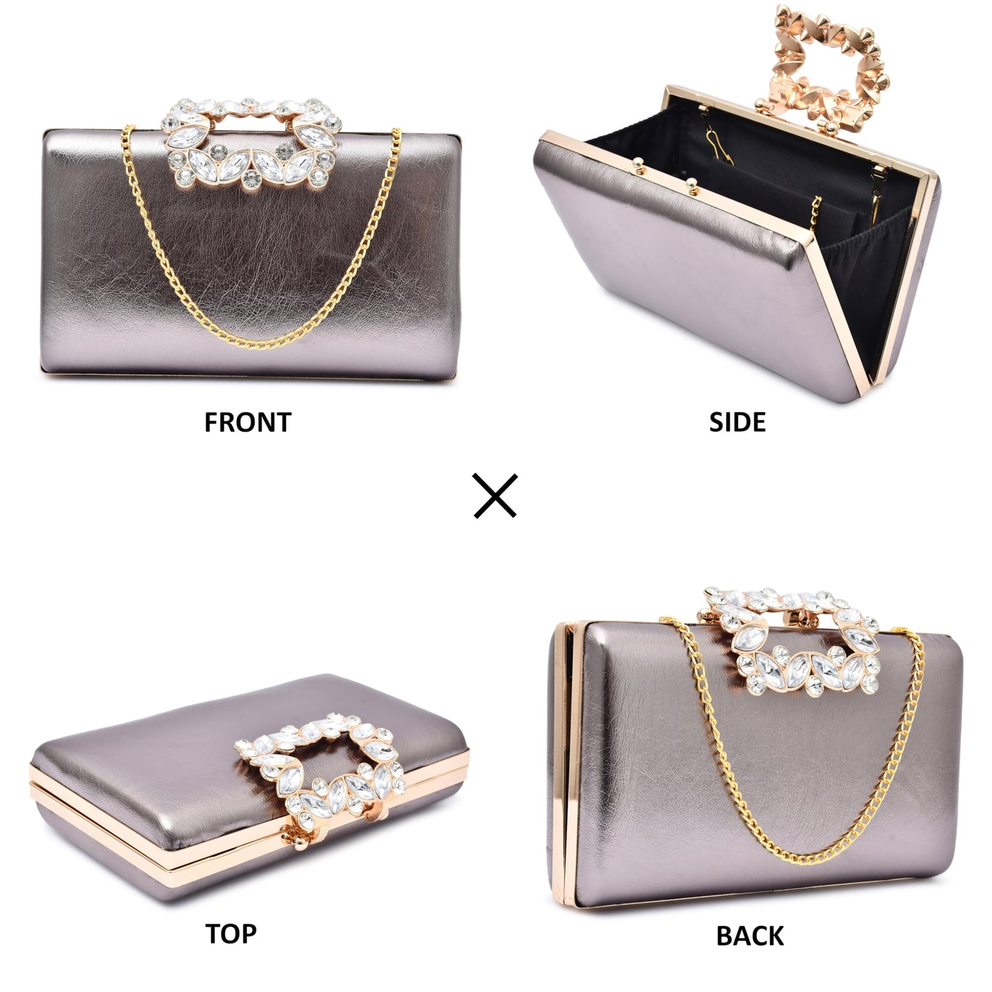 For The Beautiful You Gray Women's Clutch (fp-525)